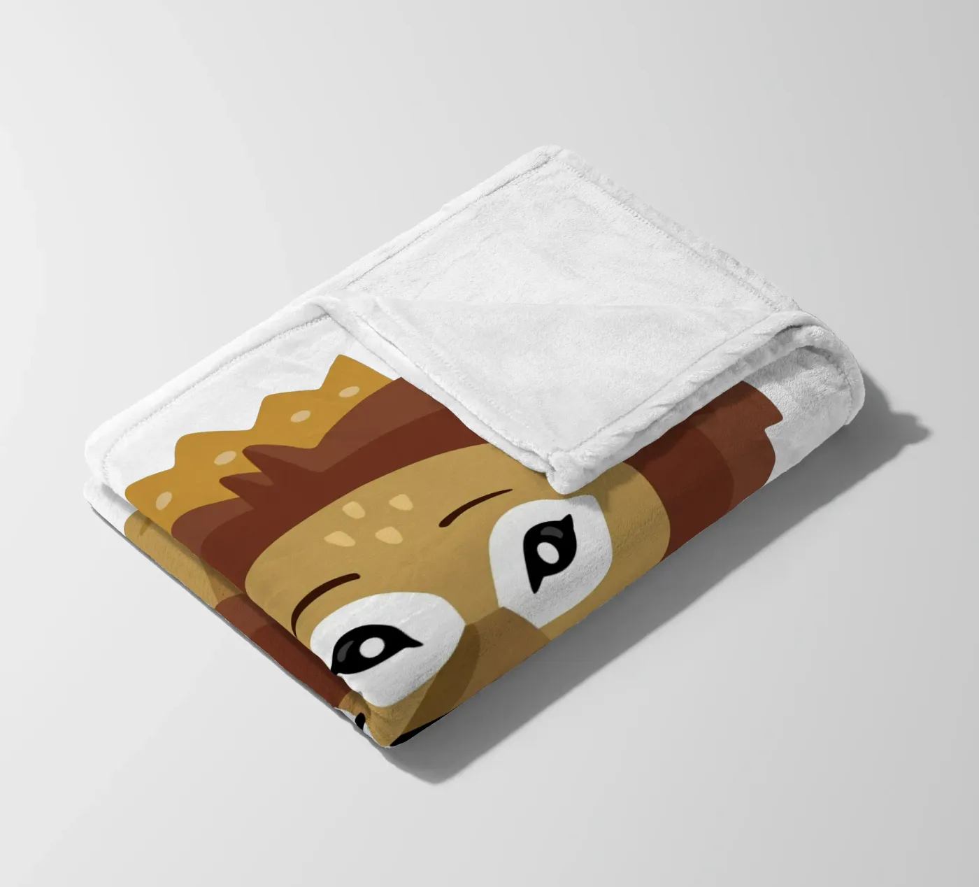 Lion fleece blanket by C.WILL