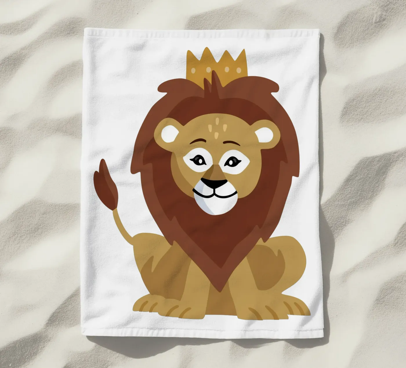 Leeuw strandhanddoek van C.WILL