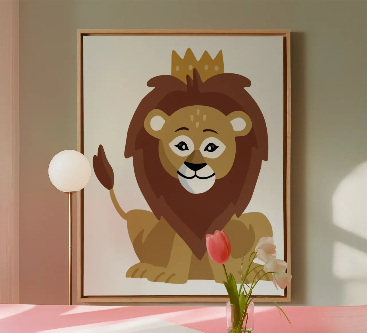 Leone tela da C.WILL