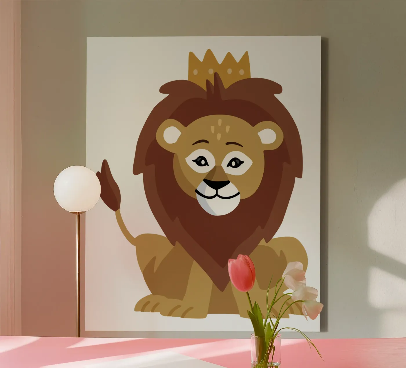 Leone tela da C.WILL