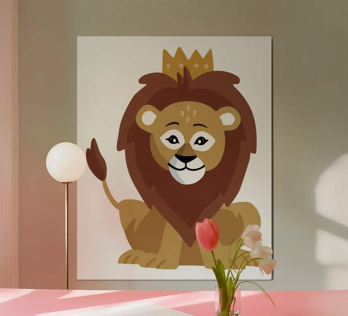 Lion poster by C.WILL