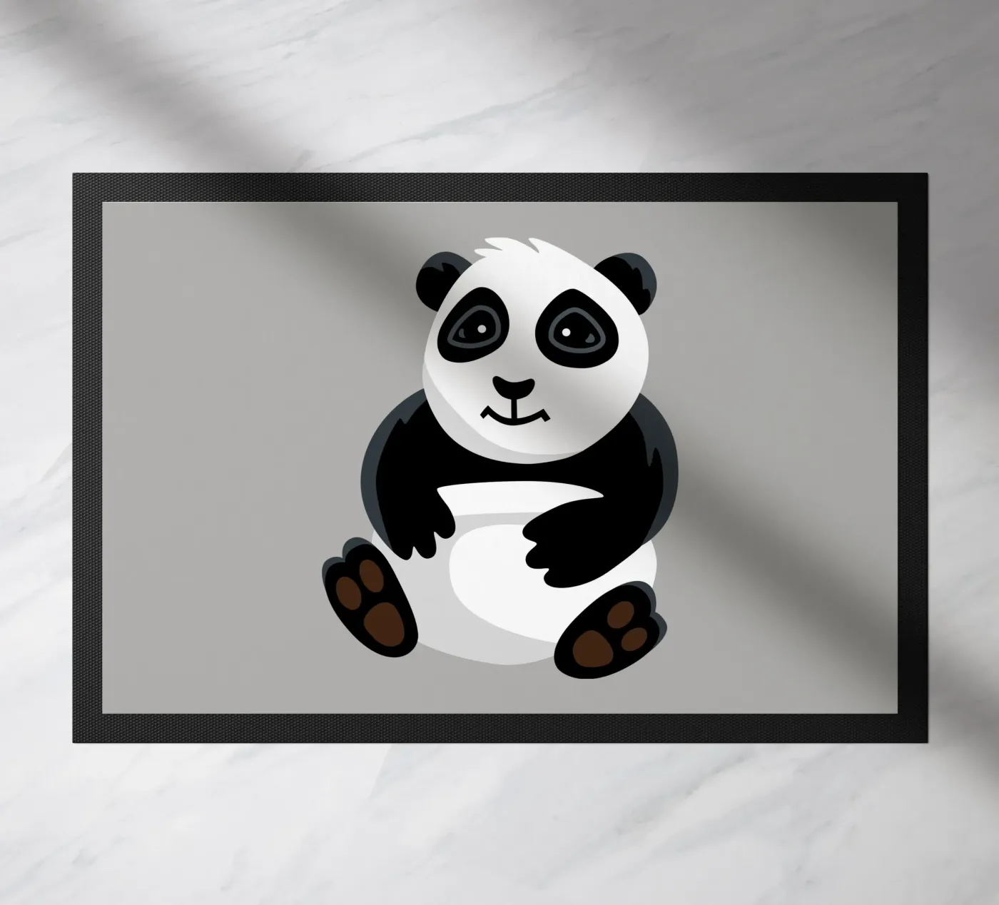 Panda doormat by C.WILL