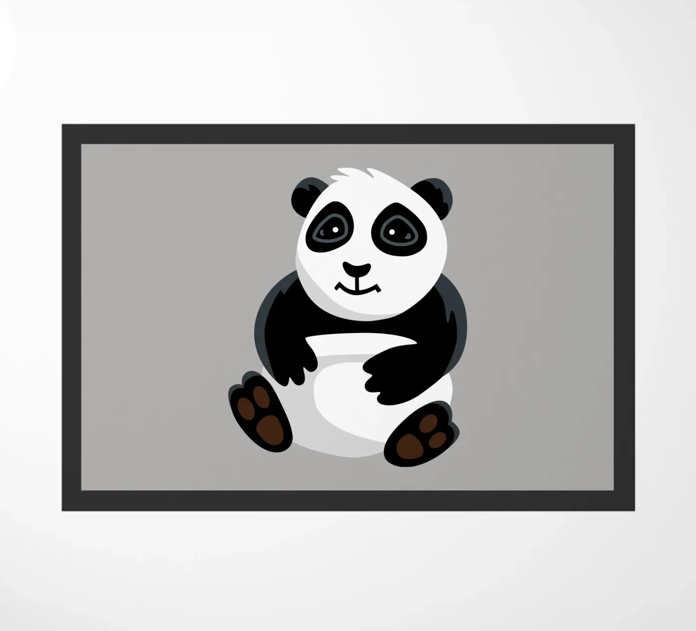 Panda doormat by C.WILL