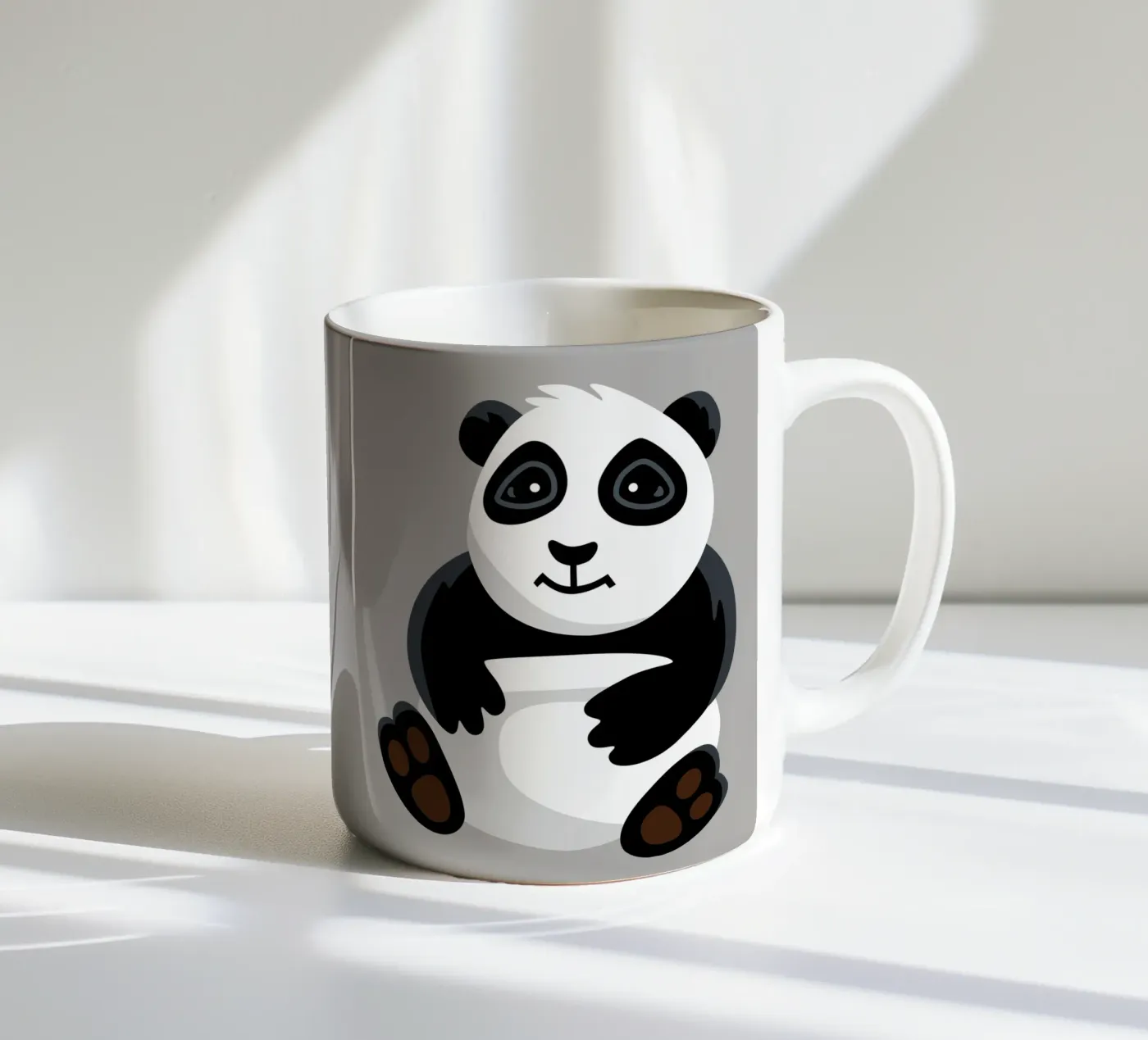 Panda ceramic mug by C.WILL