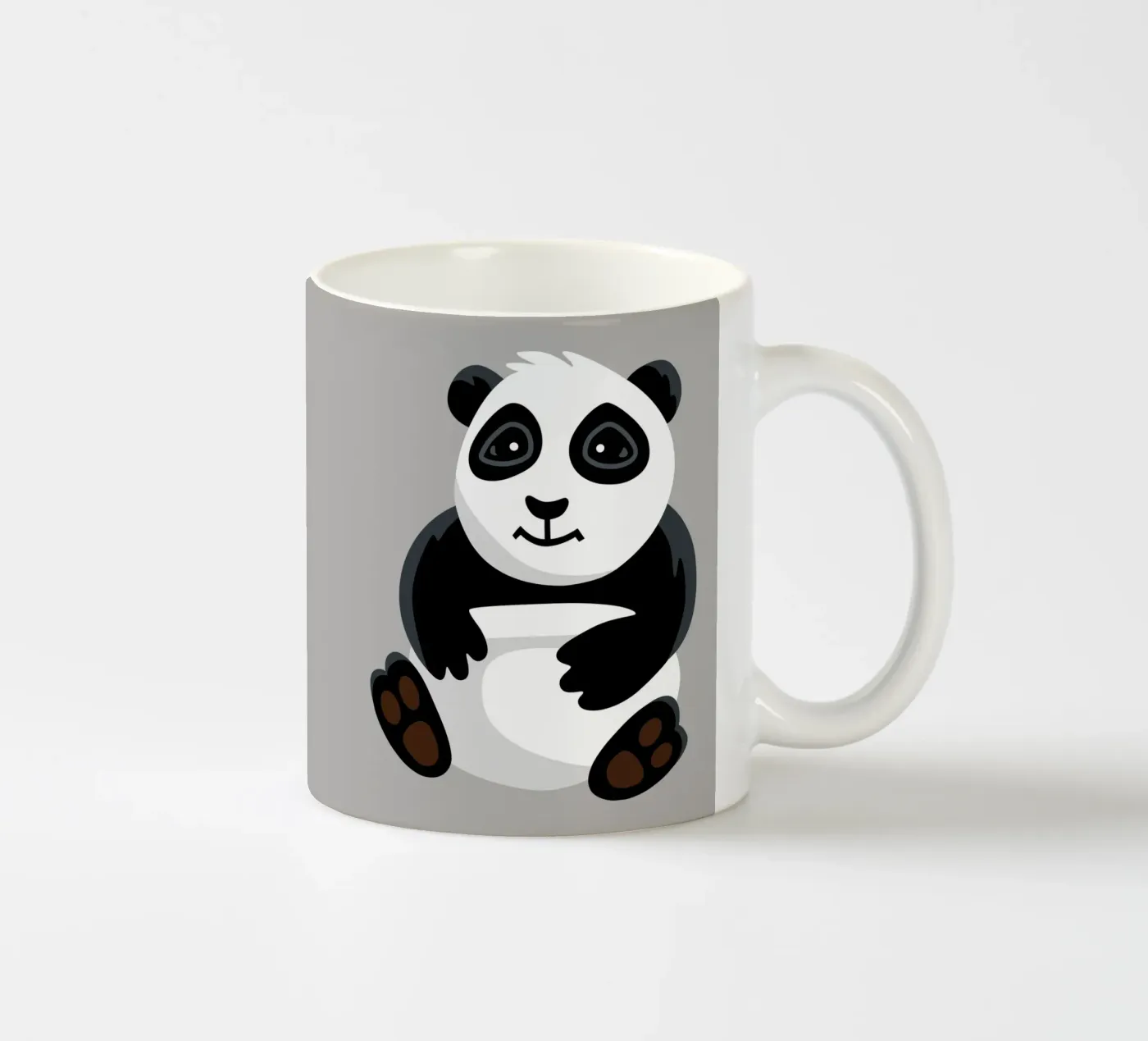 Panda ceramic mug by C.WILL