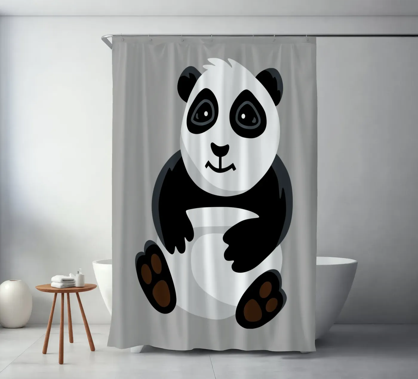 Panda Duschvorhang von C.WILL