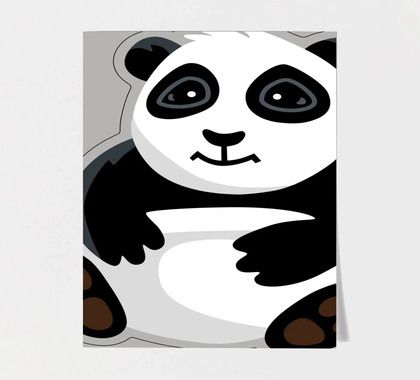 Panda foglio adesivo da C.WILL
