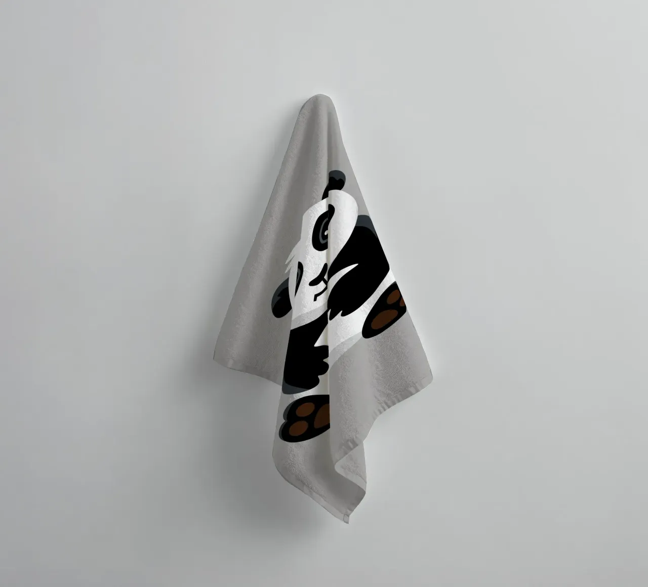 Panda badhanddoek van C.WILL