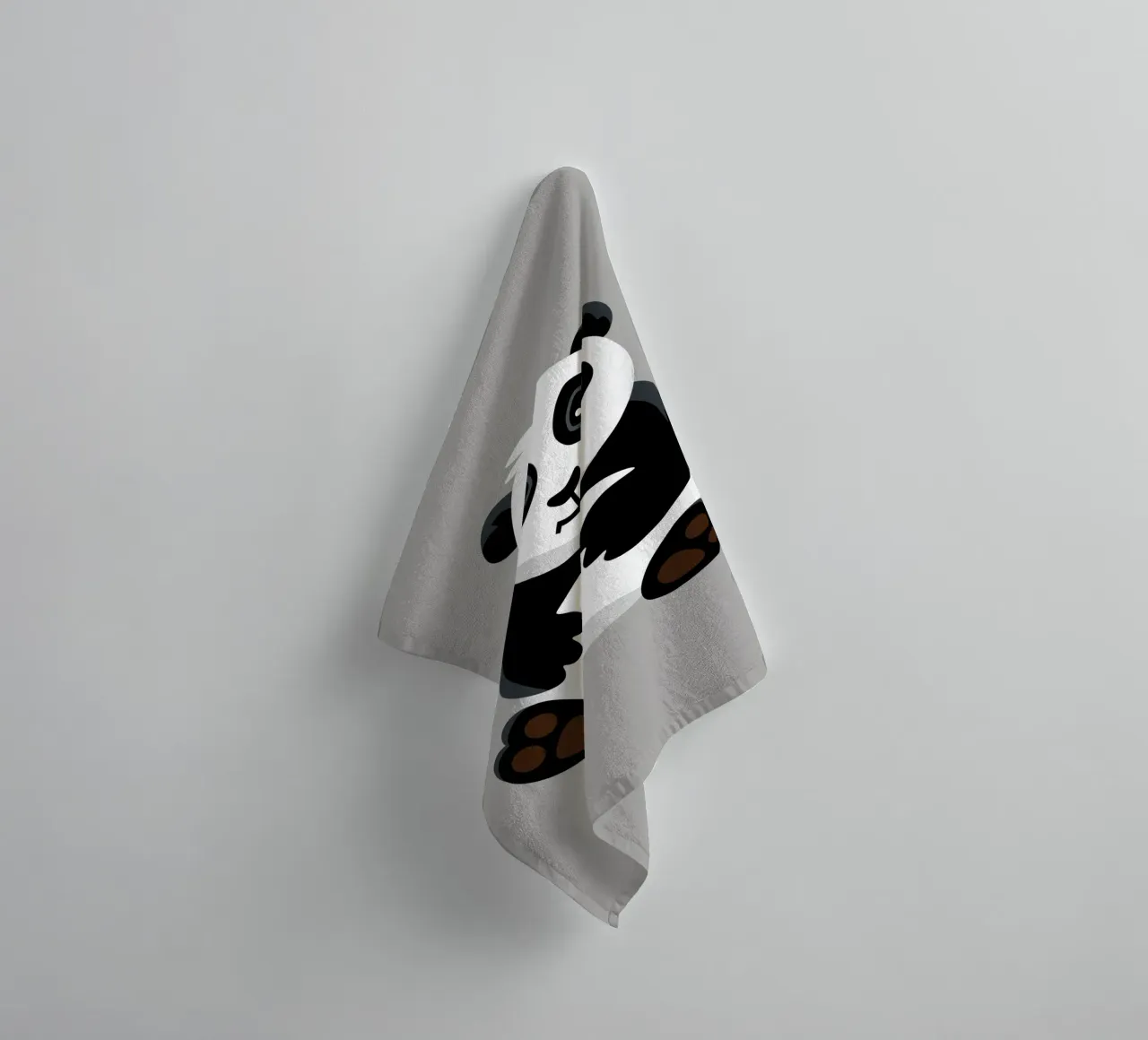 Panda badhanddoek van C.WILL