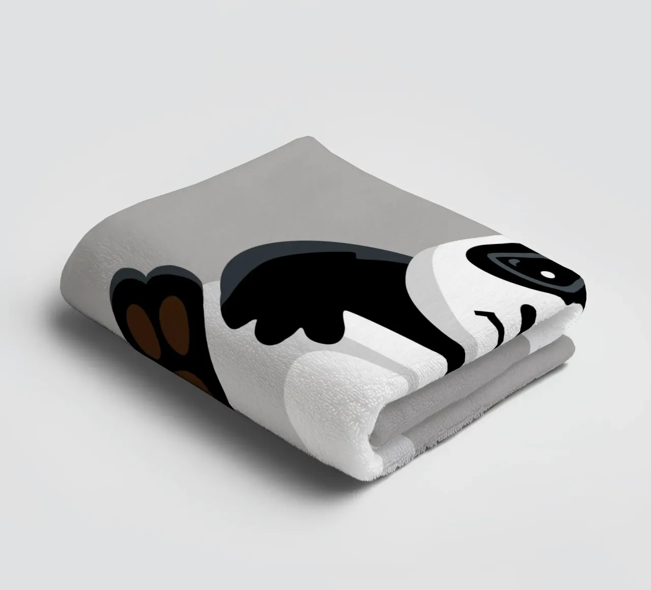 Panda badhanddoek van C.WILL