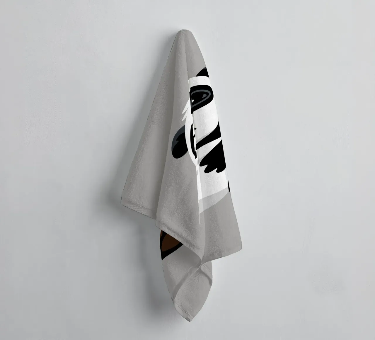 Panda badhanddoek van C.WILL