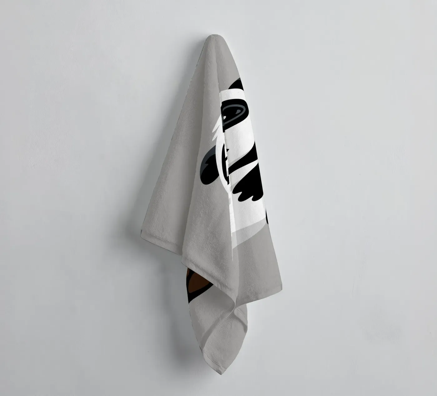 Panda badhanddoek van C.WILL