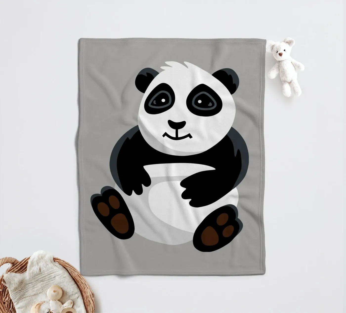 Panda coperta in pile da C.WILL