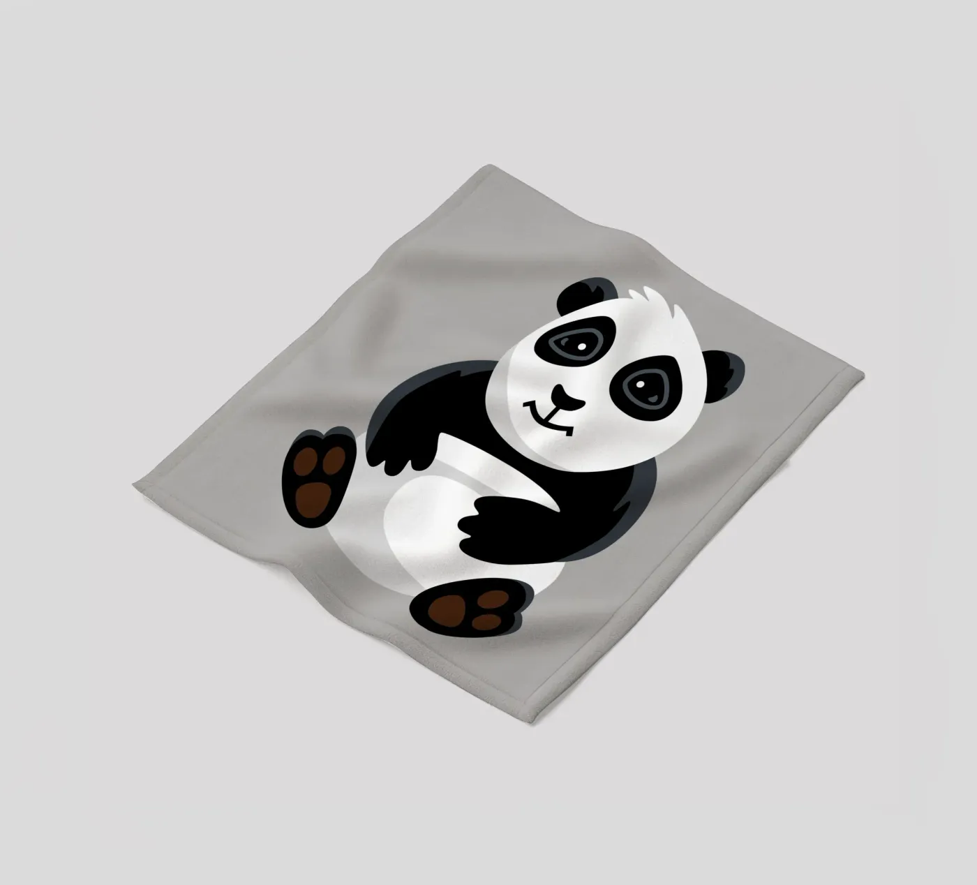 Panda fleece blanket by C.WILL