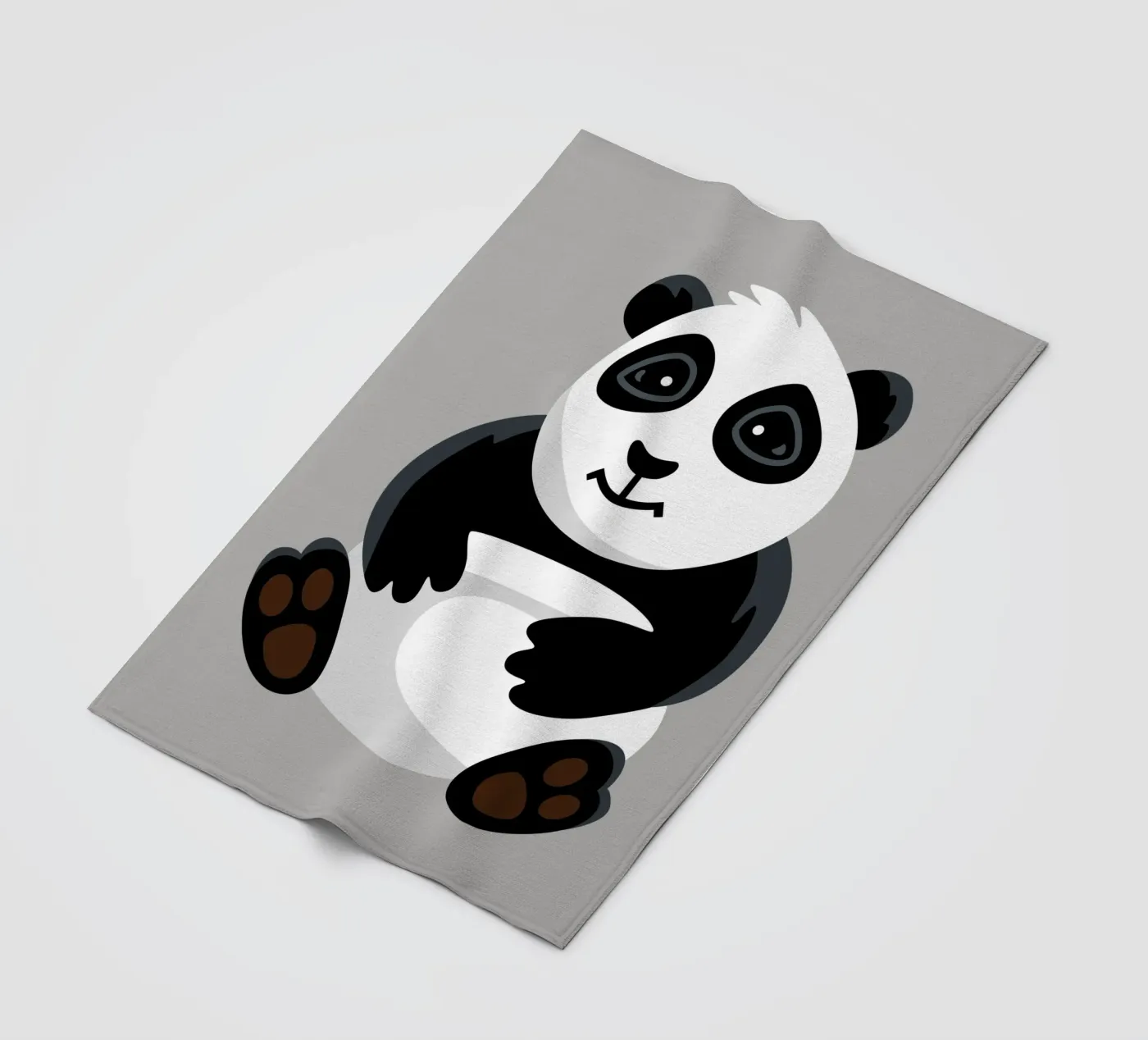 Panda fleece blanket by C.WILL