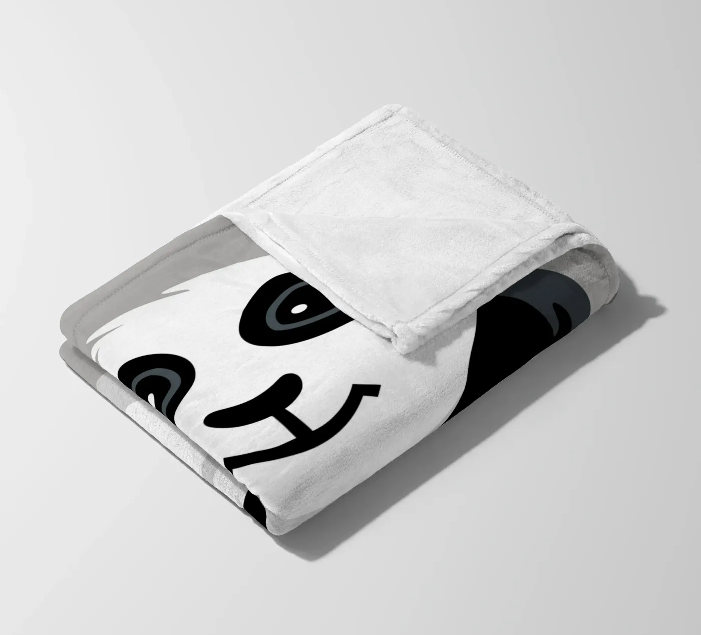 Panda fleece blanket by C.WILL
