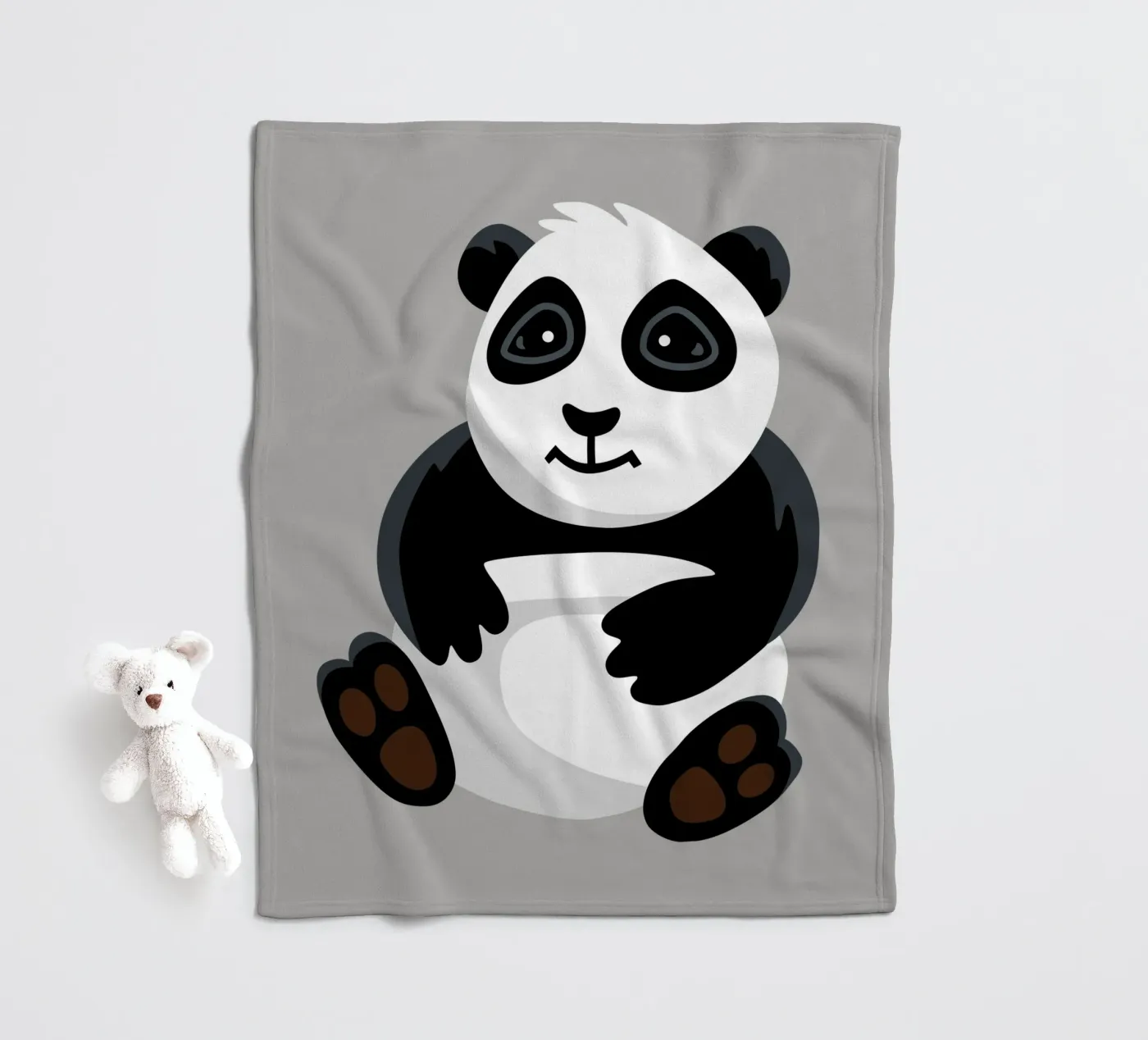 Panda fleece blanket by C.WILL