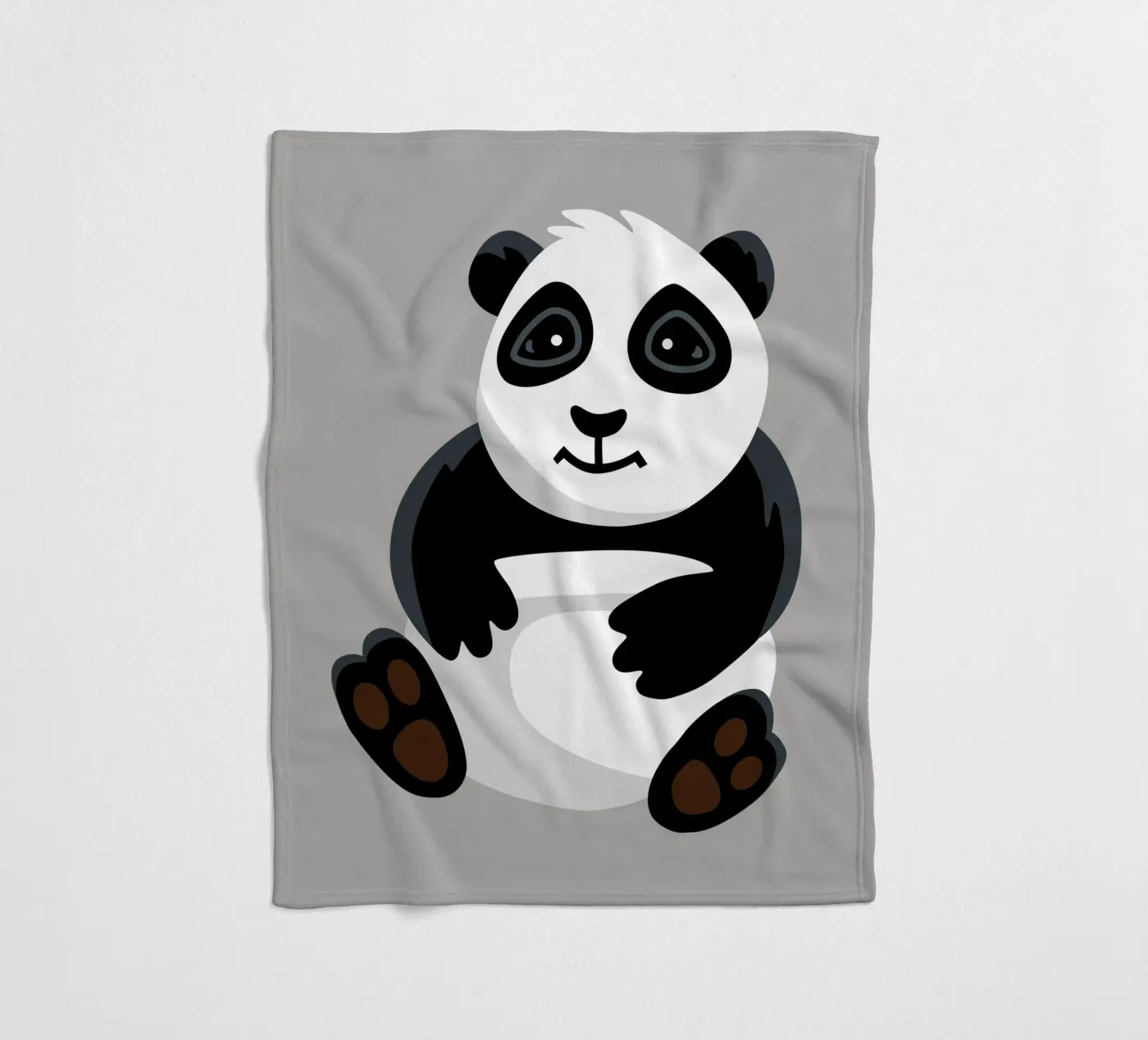 Panda fleece blanket by C.WILL