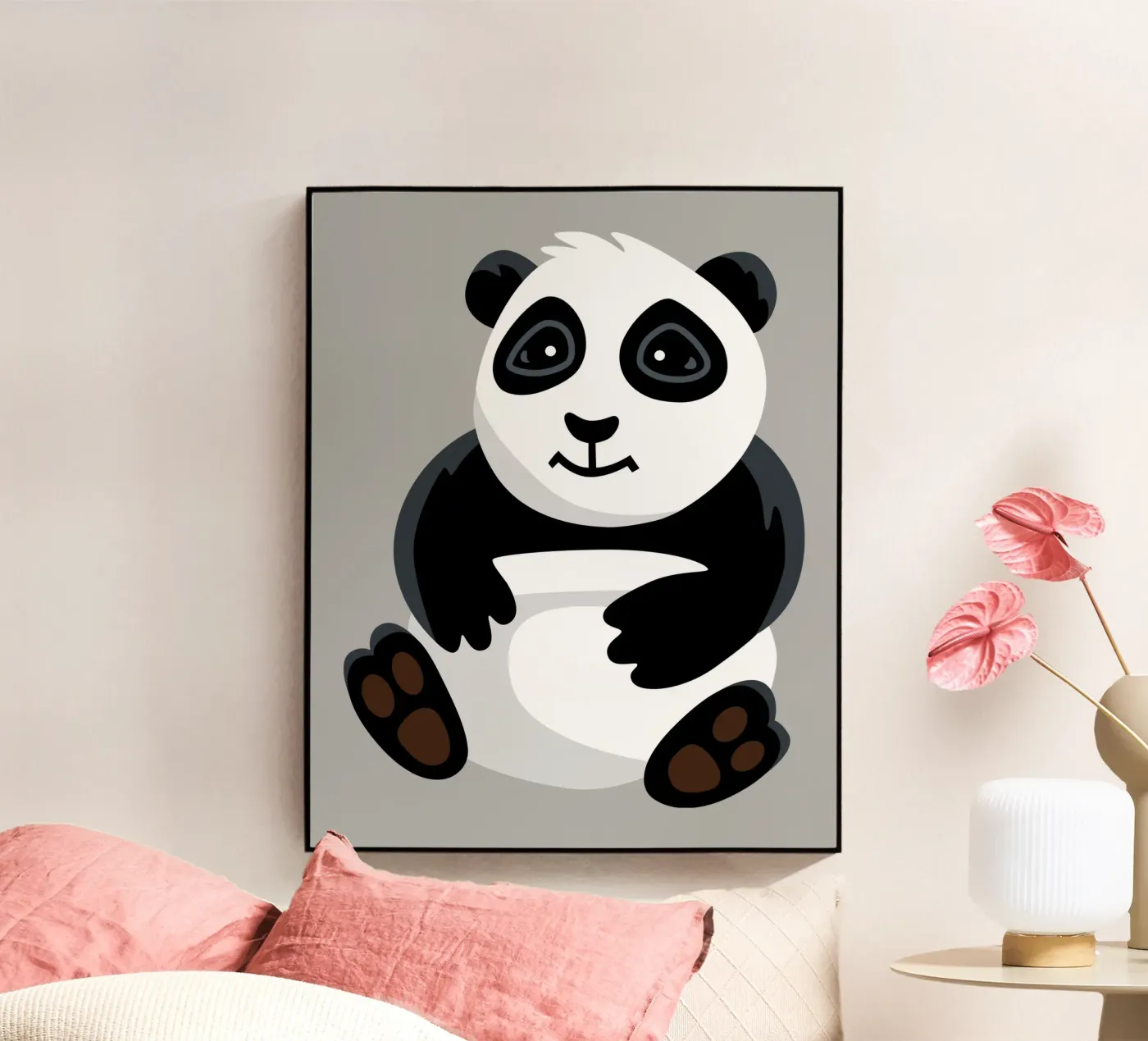 Panda plexiglas de C.WILL