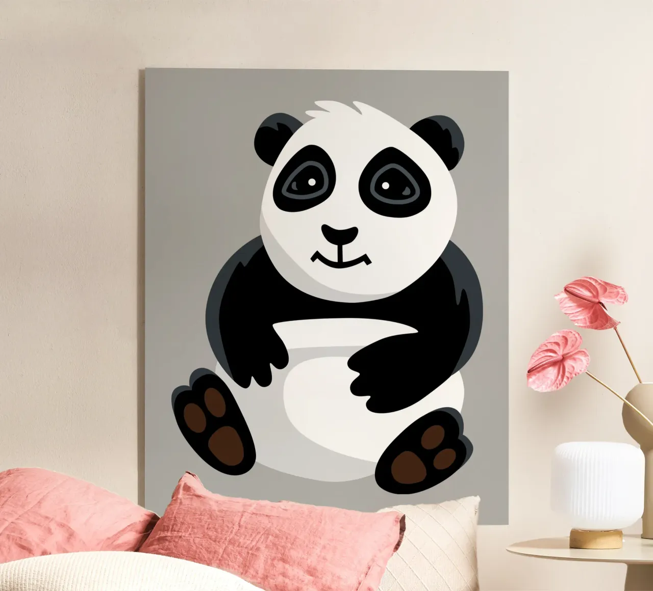 Panda plexiglas de C.WILL