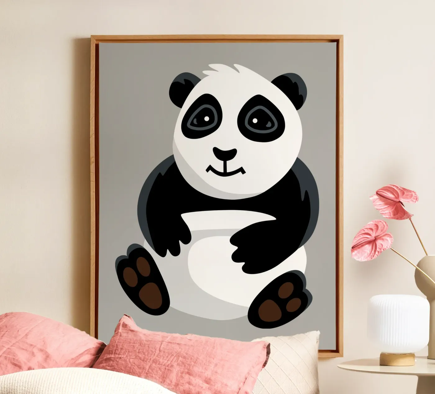 Panda canvas van C.WILL
