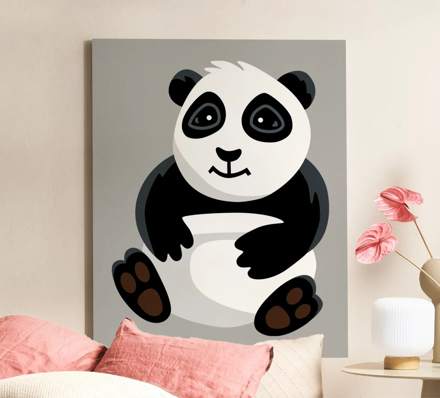 Panda canvas van C.WILL