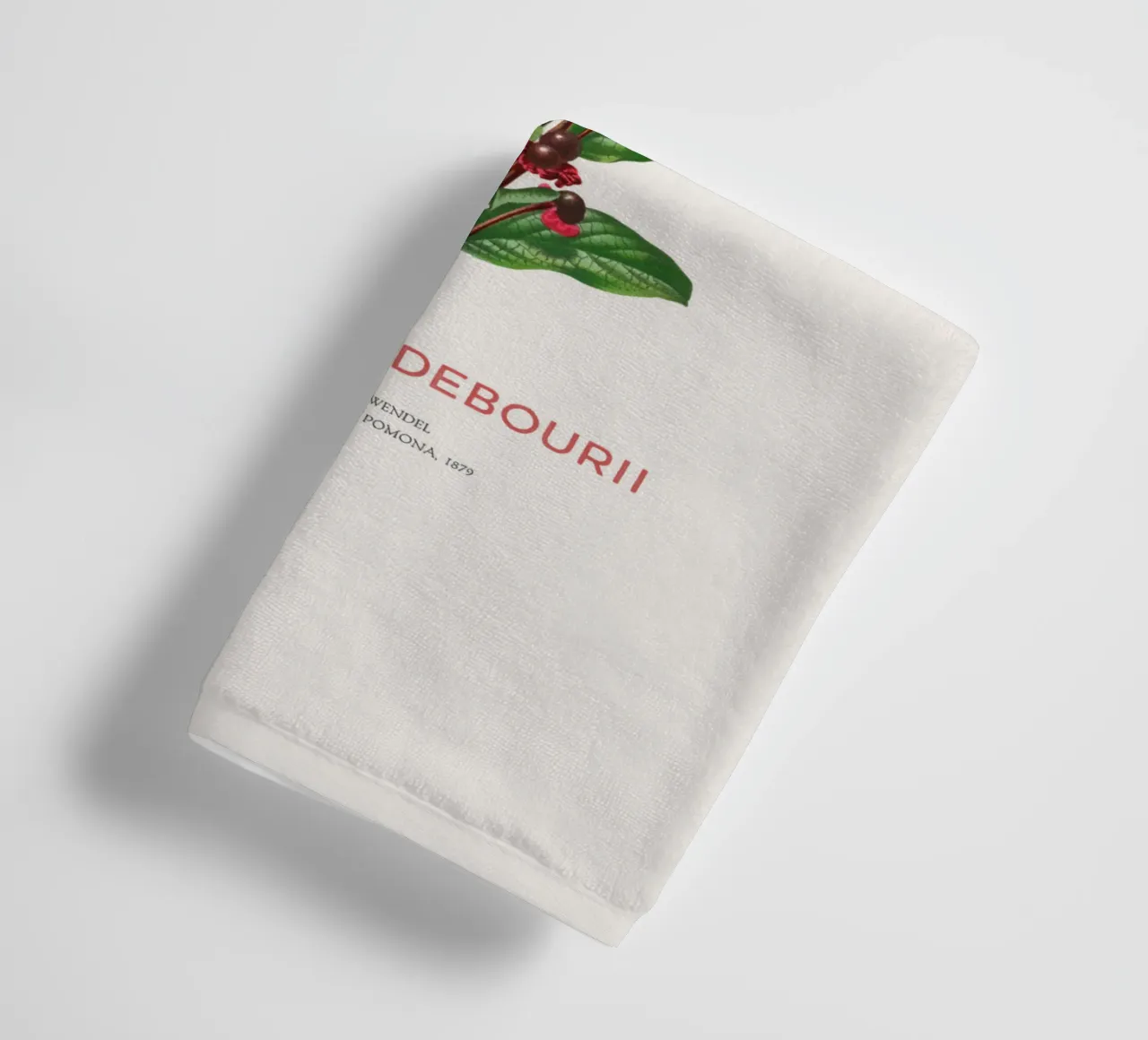 Californian honeysuckle or Lonicera ledebourii towel by Vintagrafica