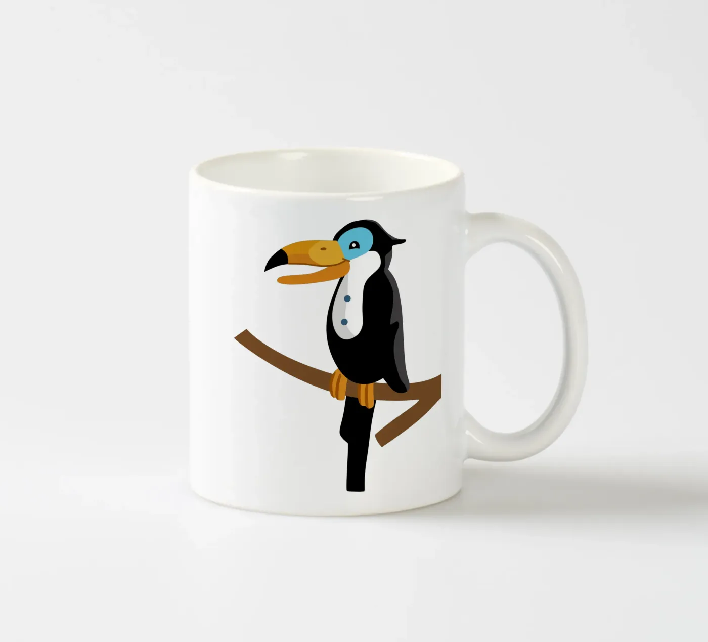 Toucan ceramic mug by C.WILL