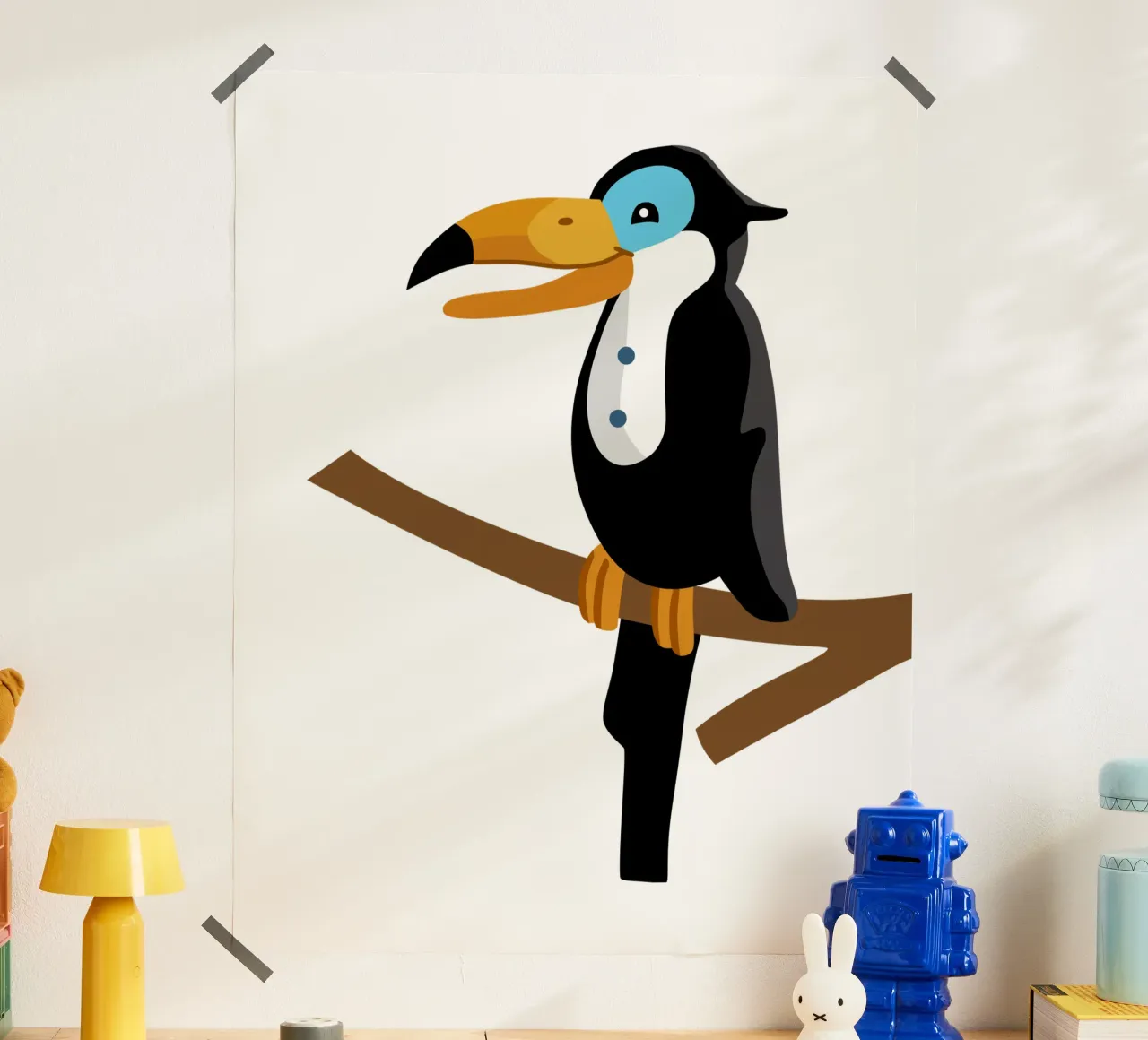 Tucano poster con telaio in alluminio da C.WILL