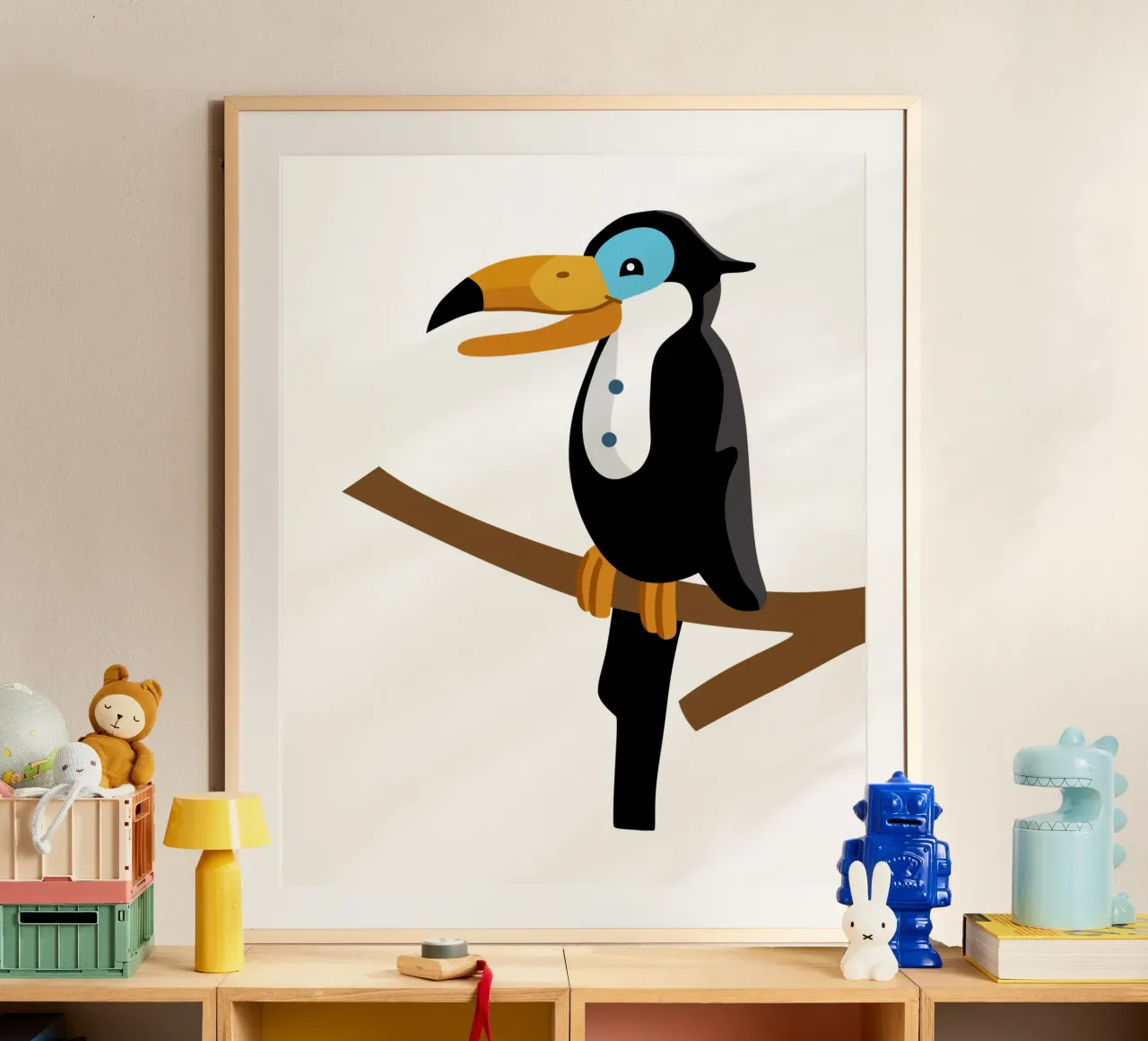 Tucano poster con telaio in alluminio da C.WILL
