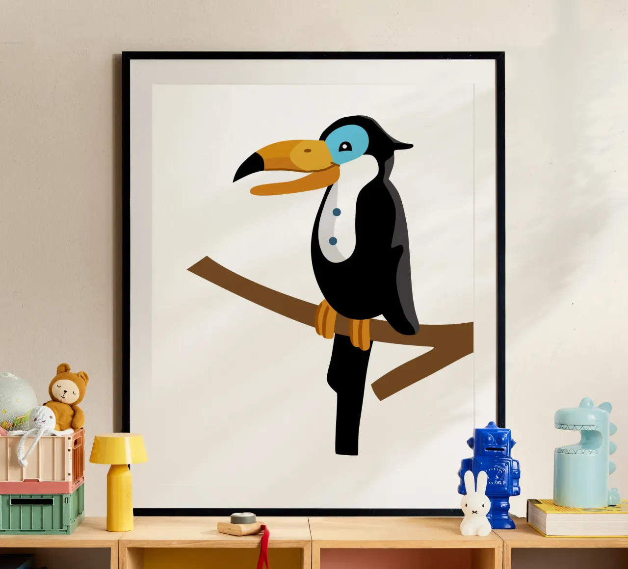 Tucano poster con telaio in alluminio da C.WILL