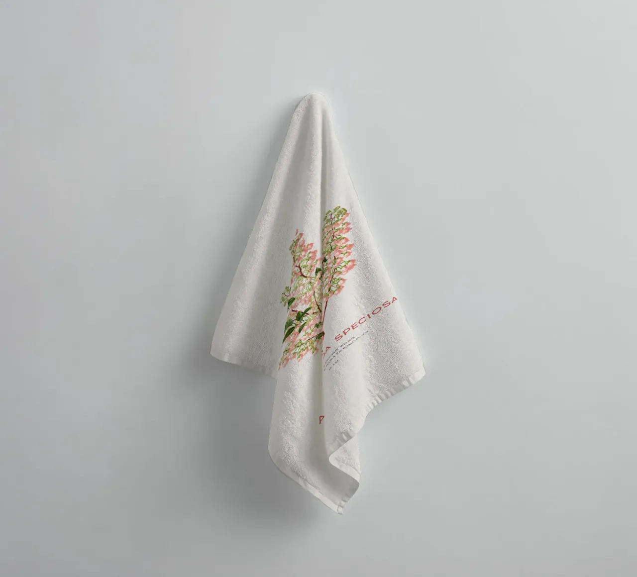 Honigblume oder Andromeda speciosa Handtuch von Vintagrafica