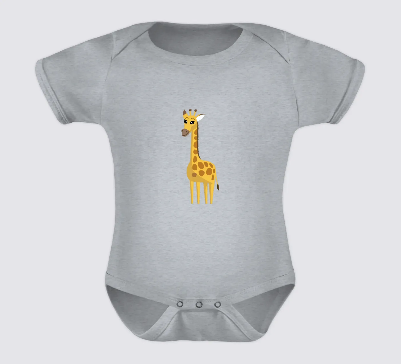 Giraffe Kurzarm Babybody von C.WILL