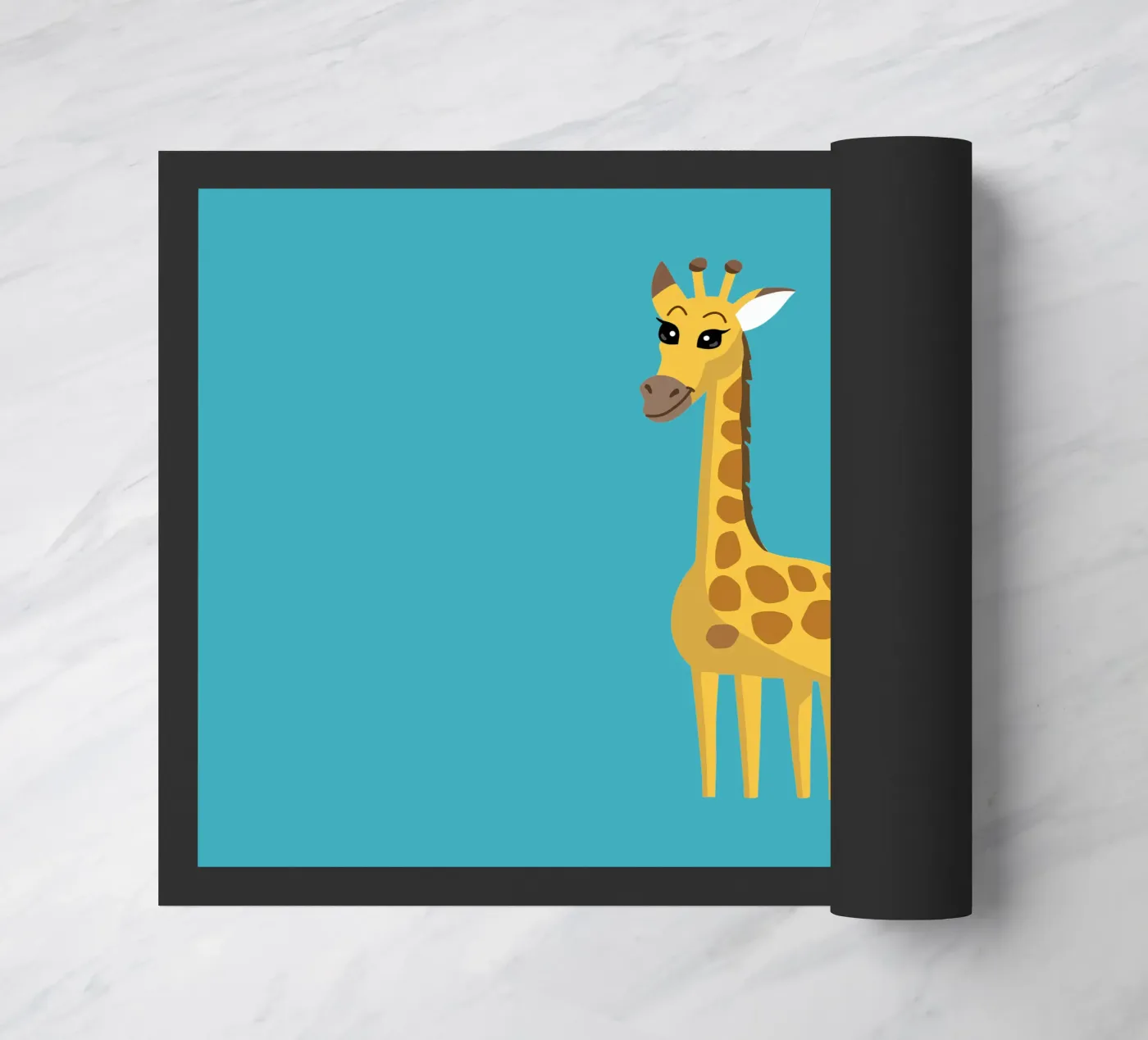 Giraffe doormat by C.WILL