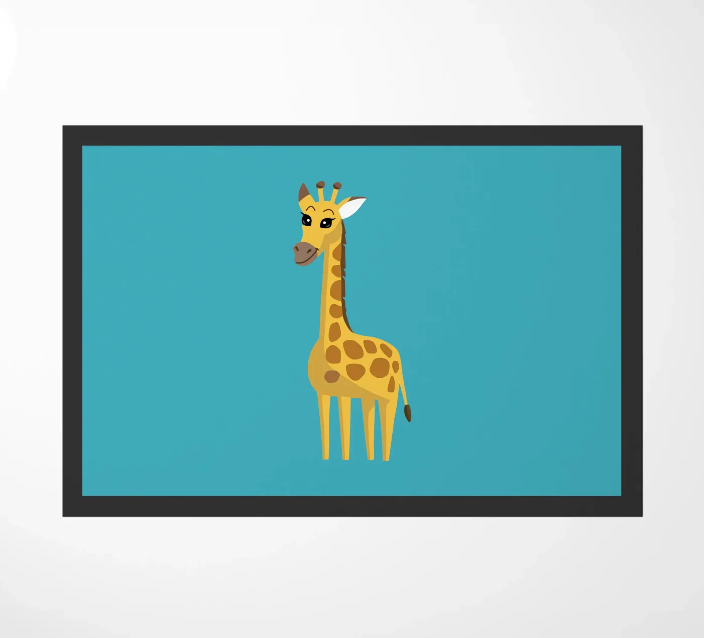 Giraffe doormat by C.WILL