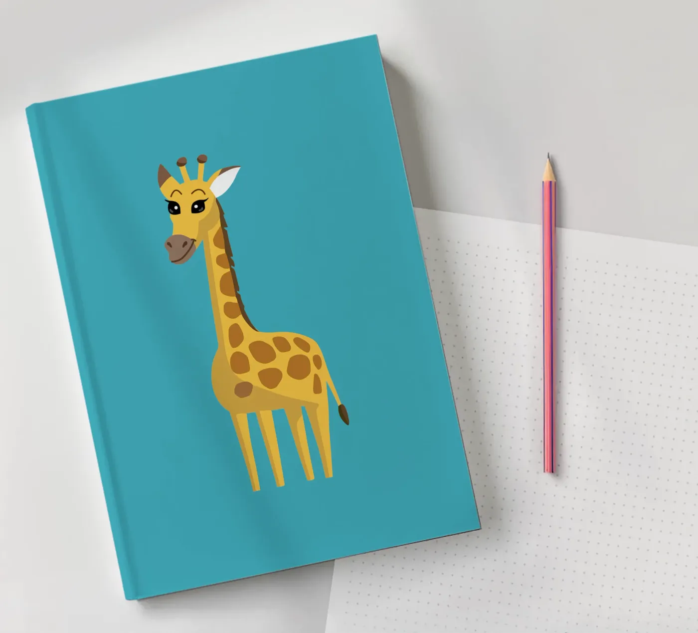 Giraffe notebook by C.WILL
