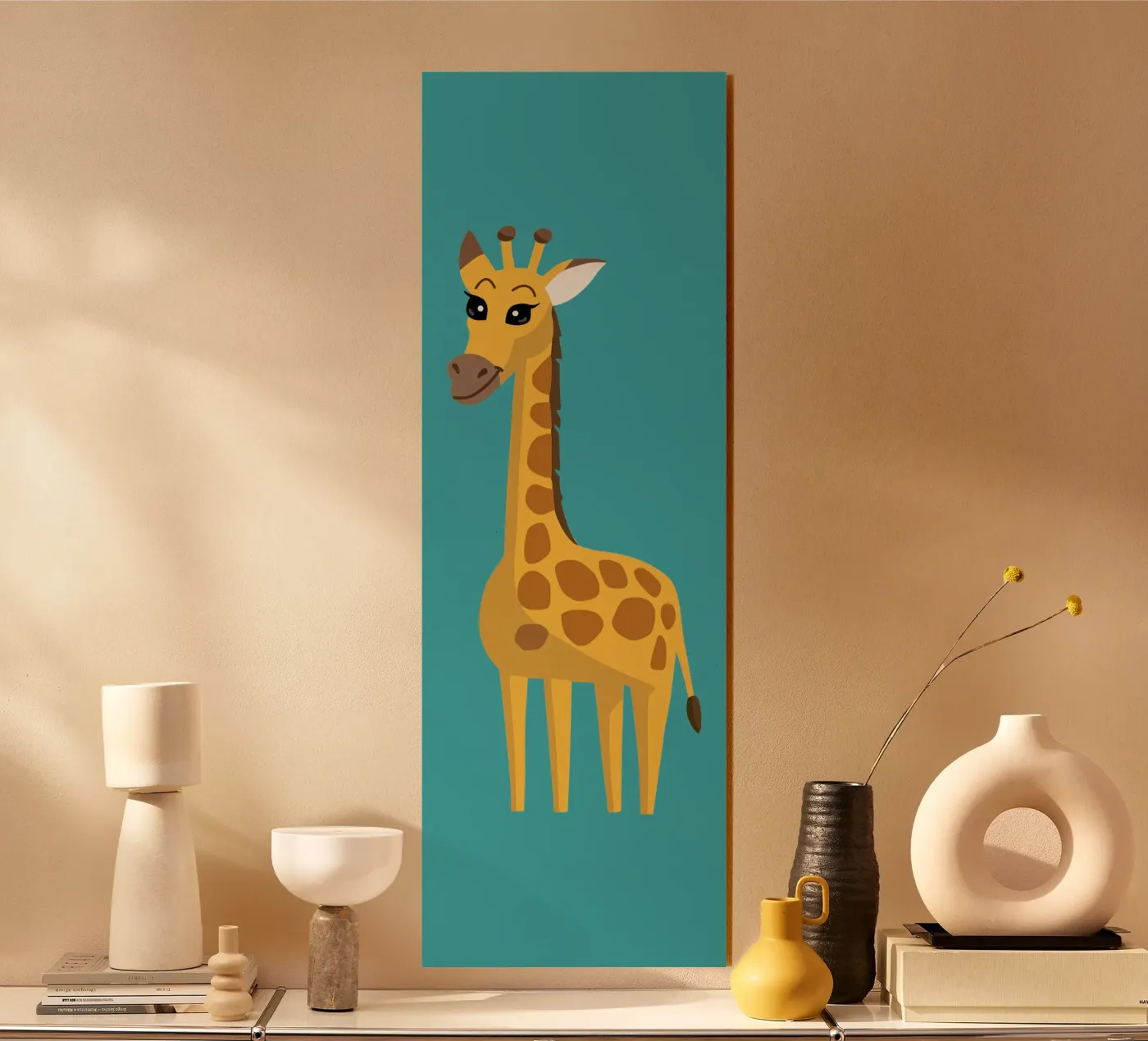 Giraffe forex-plaat van C.WILL