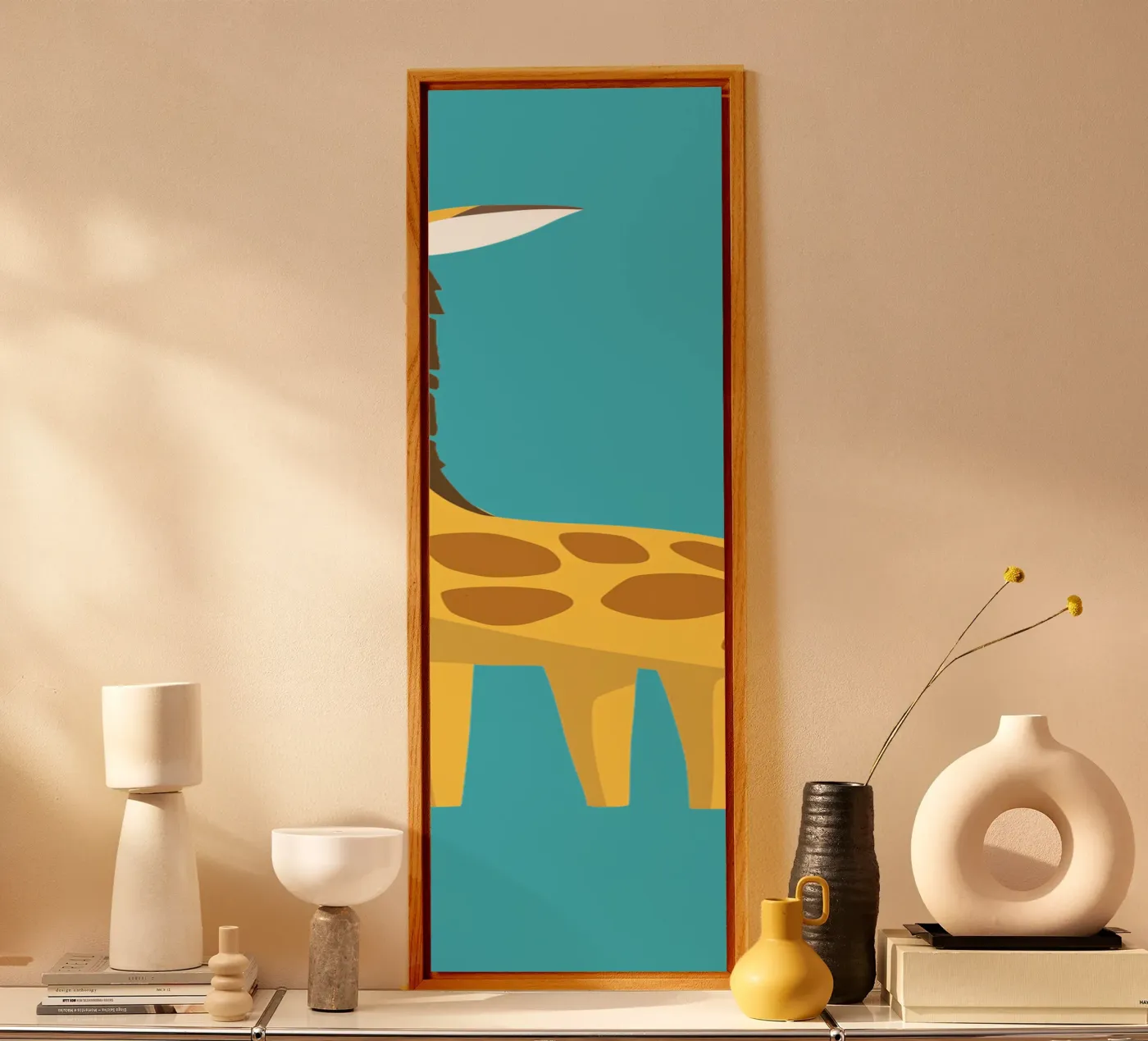 Giraffe canvas by C.WILL