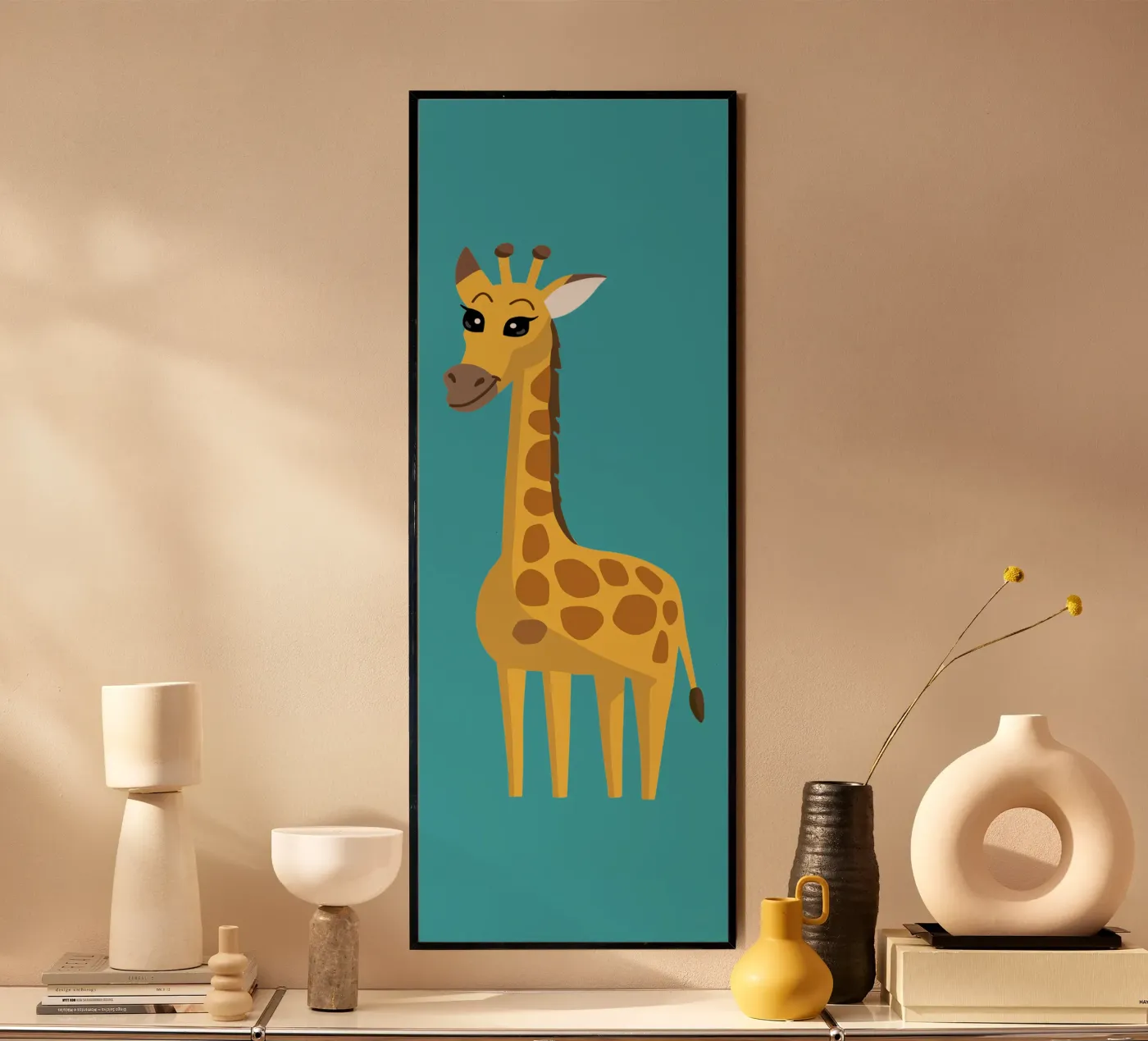 Giraffe poster by C.WILL