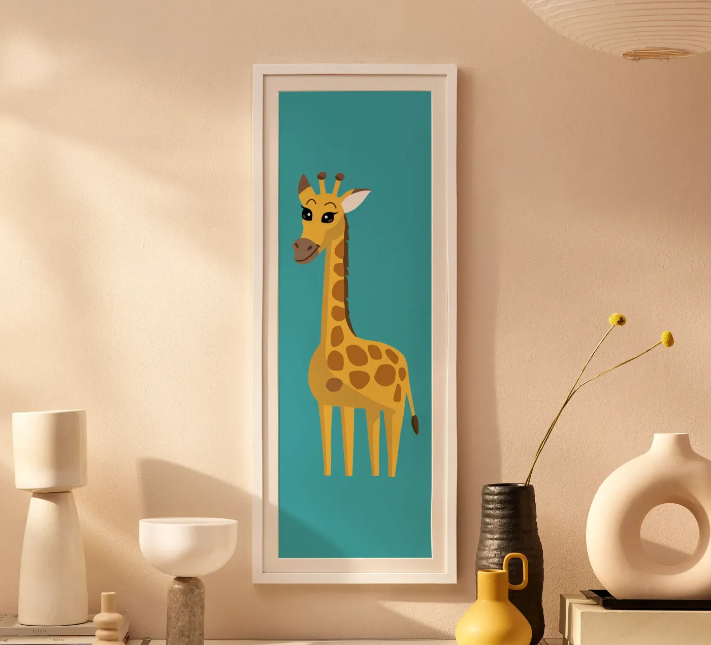 Giraffe poster by C.WILL