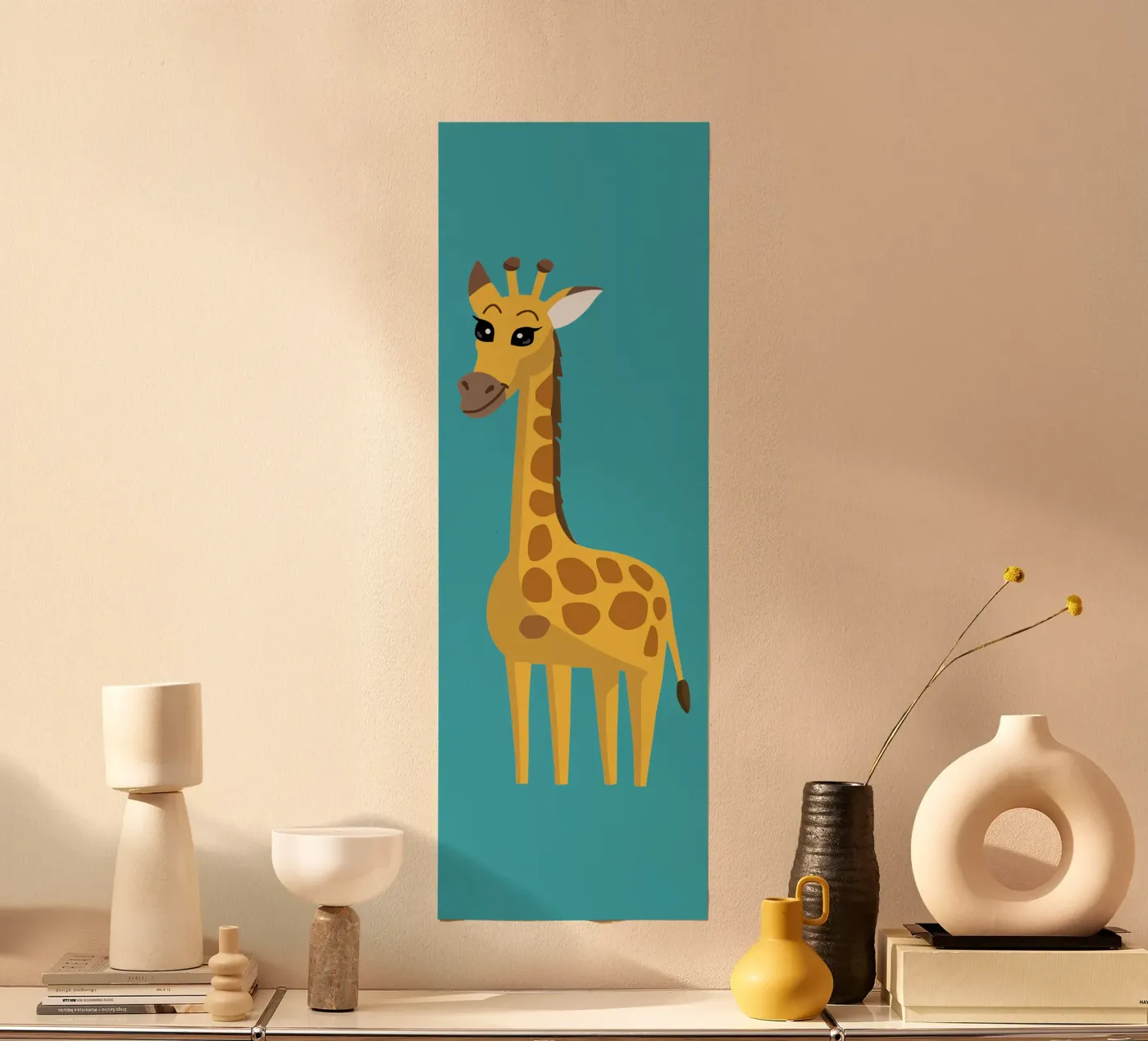 Giraffe poster by C.WILL