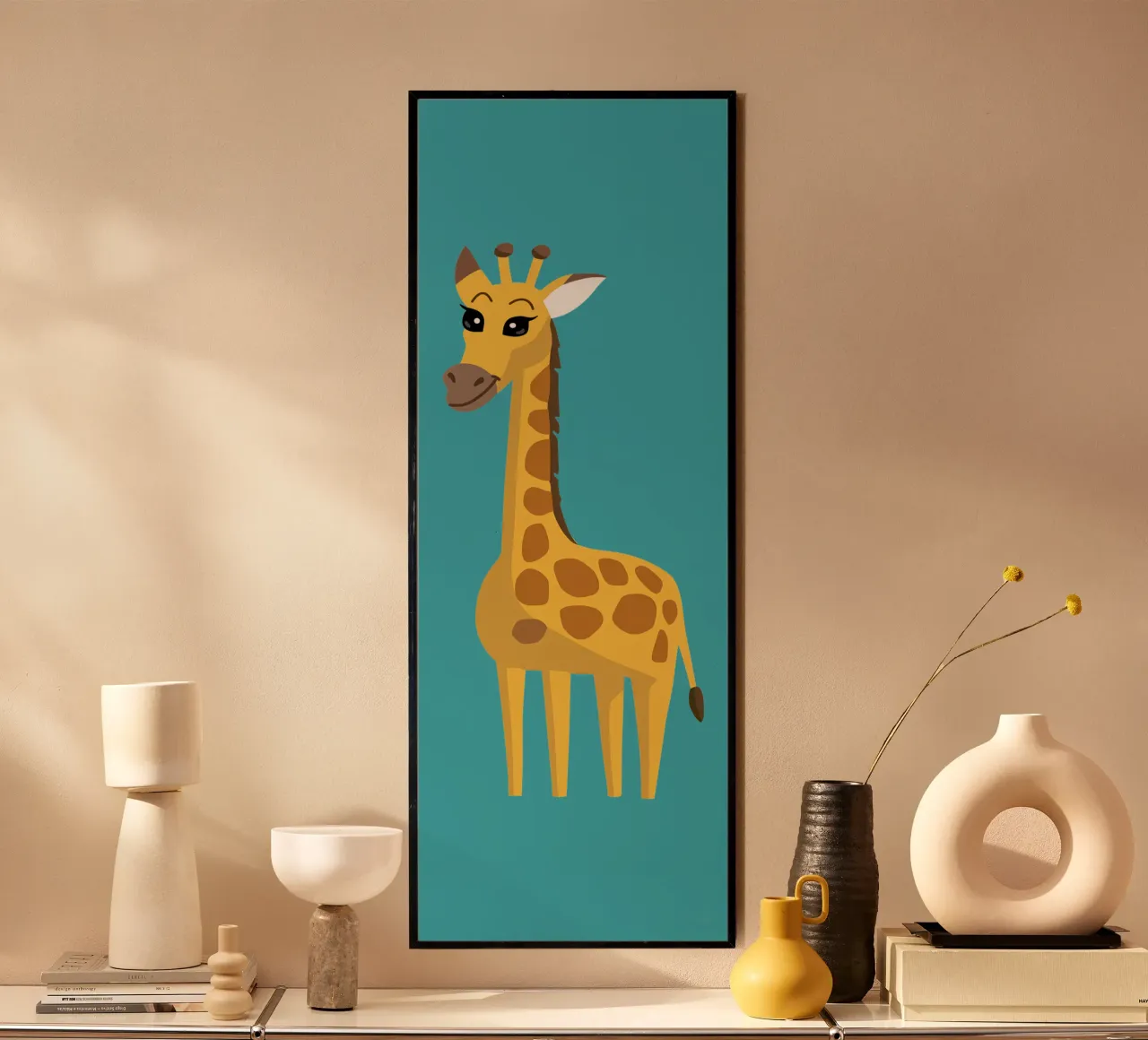 Giraffe Poster von C.WILL