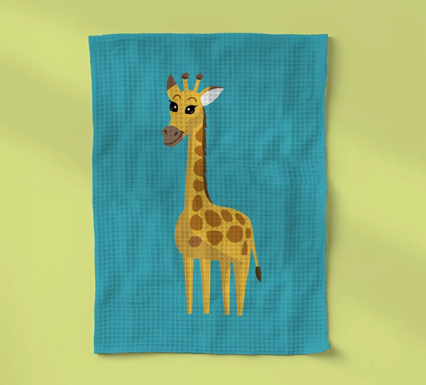 Giraffe tea towel by C.WILL