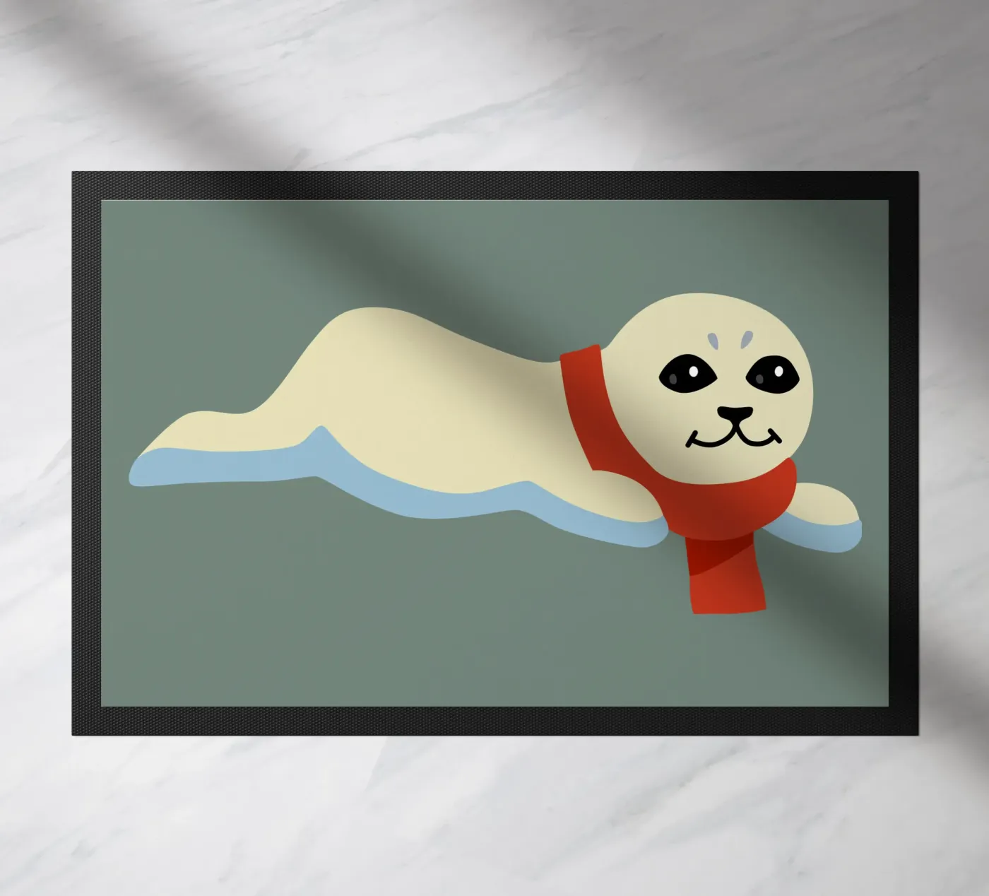 Seal doormat by C.WILL