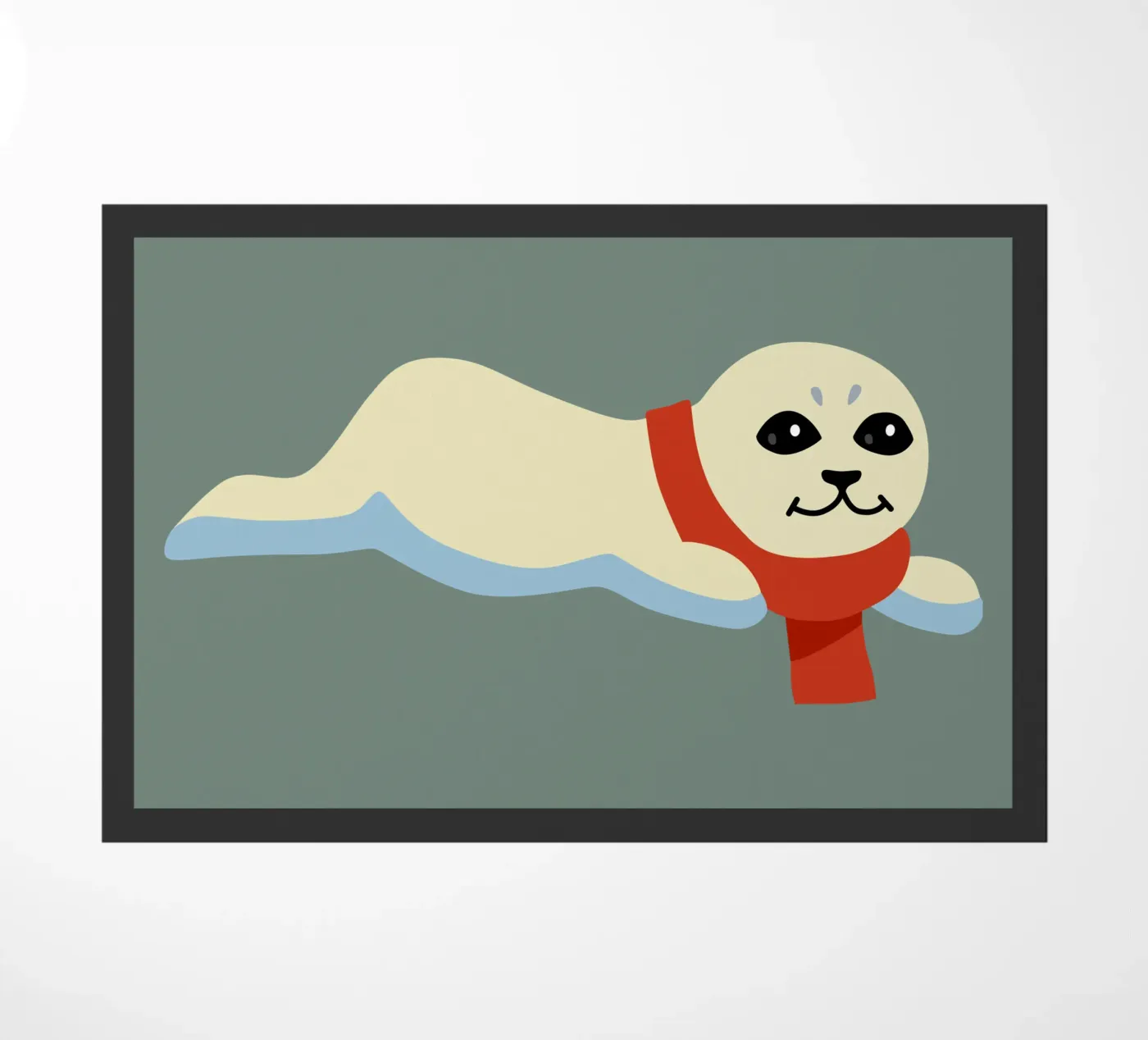 Seal doormat by C.WILL