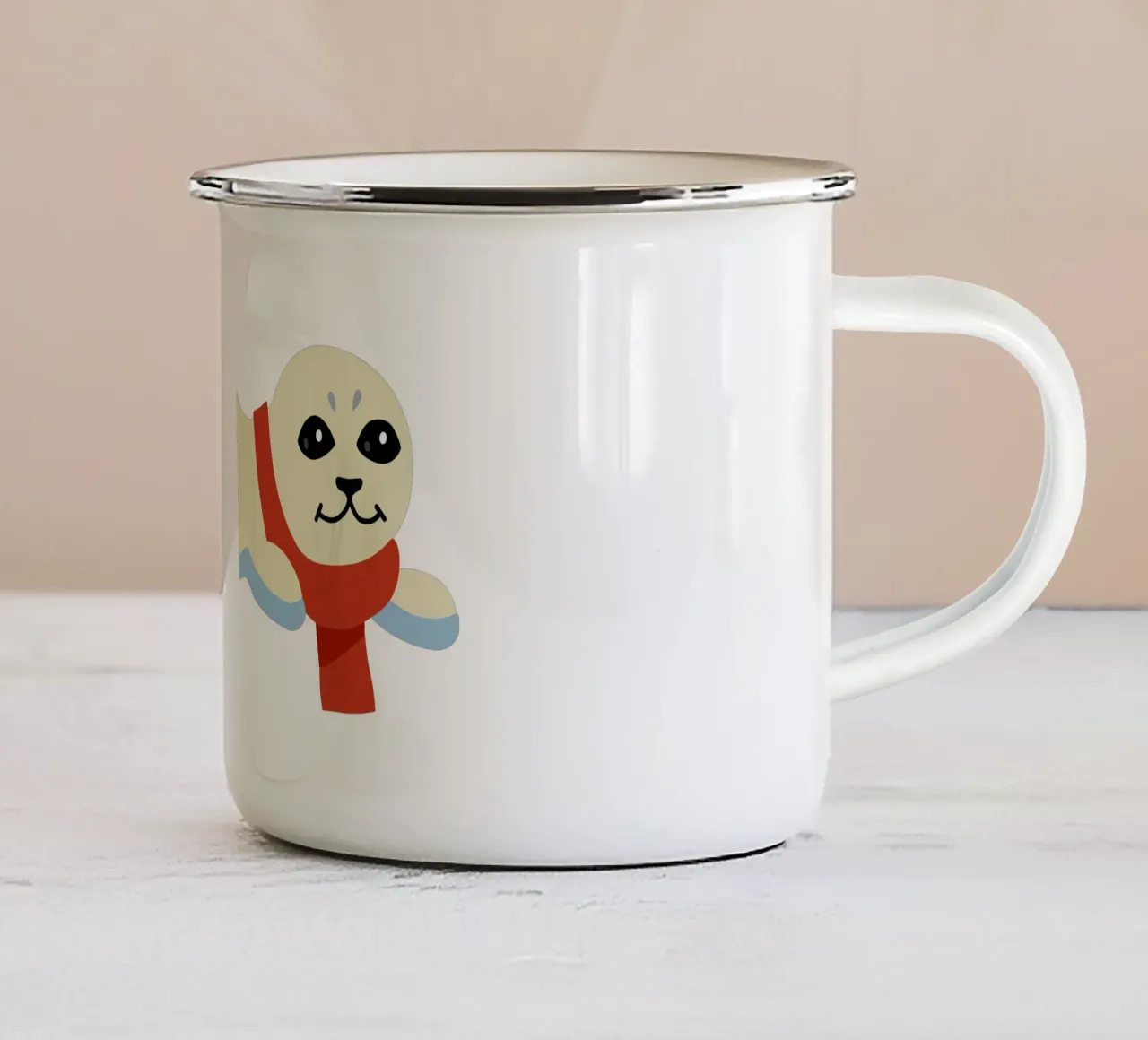 Sigillo tazza in smalto da C.WILL