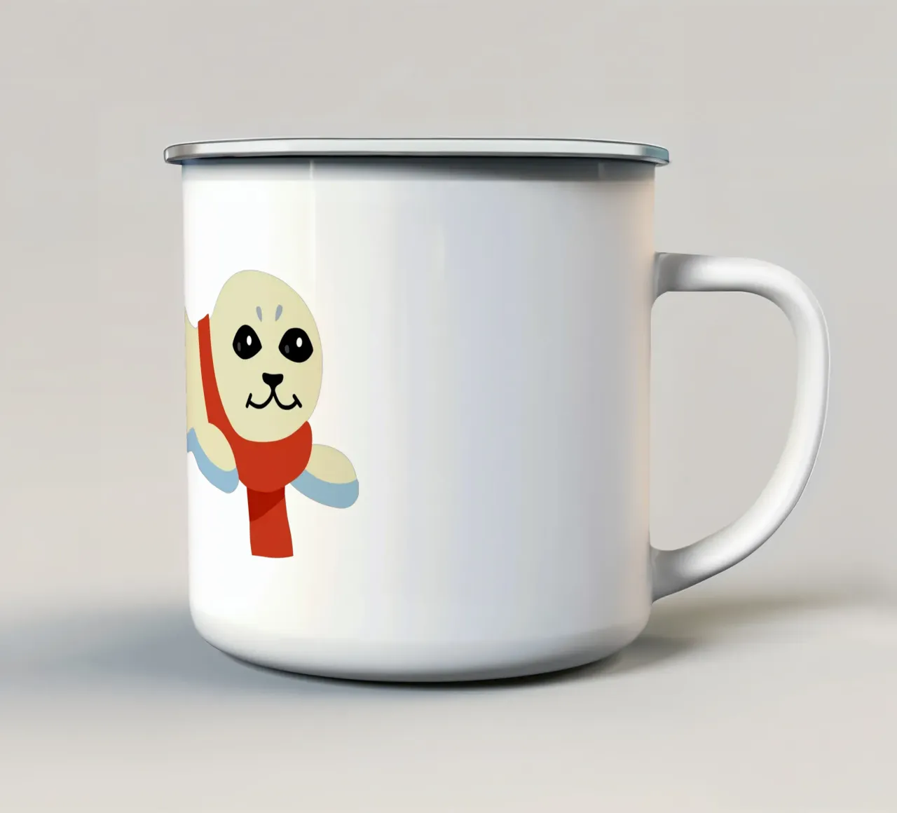 Sigillo tazza in smalto da C.WILL