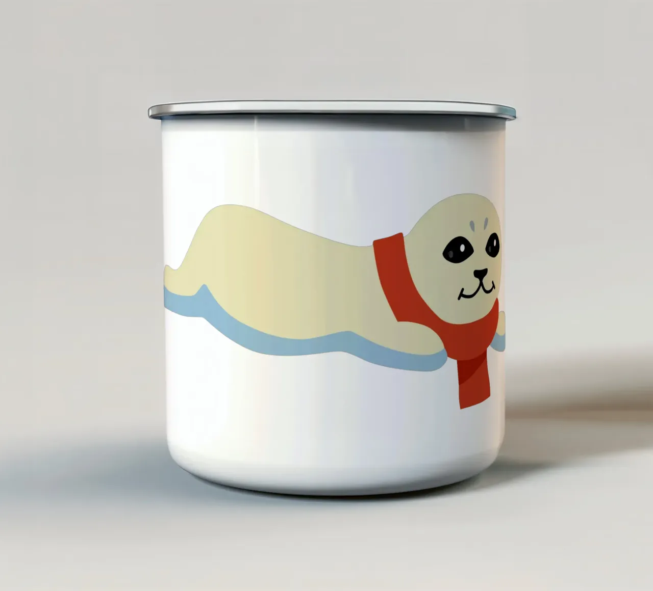 Sigillo tazza in smalto da C.WILL