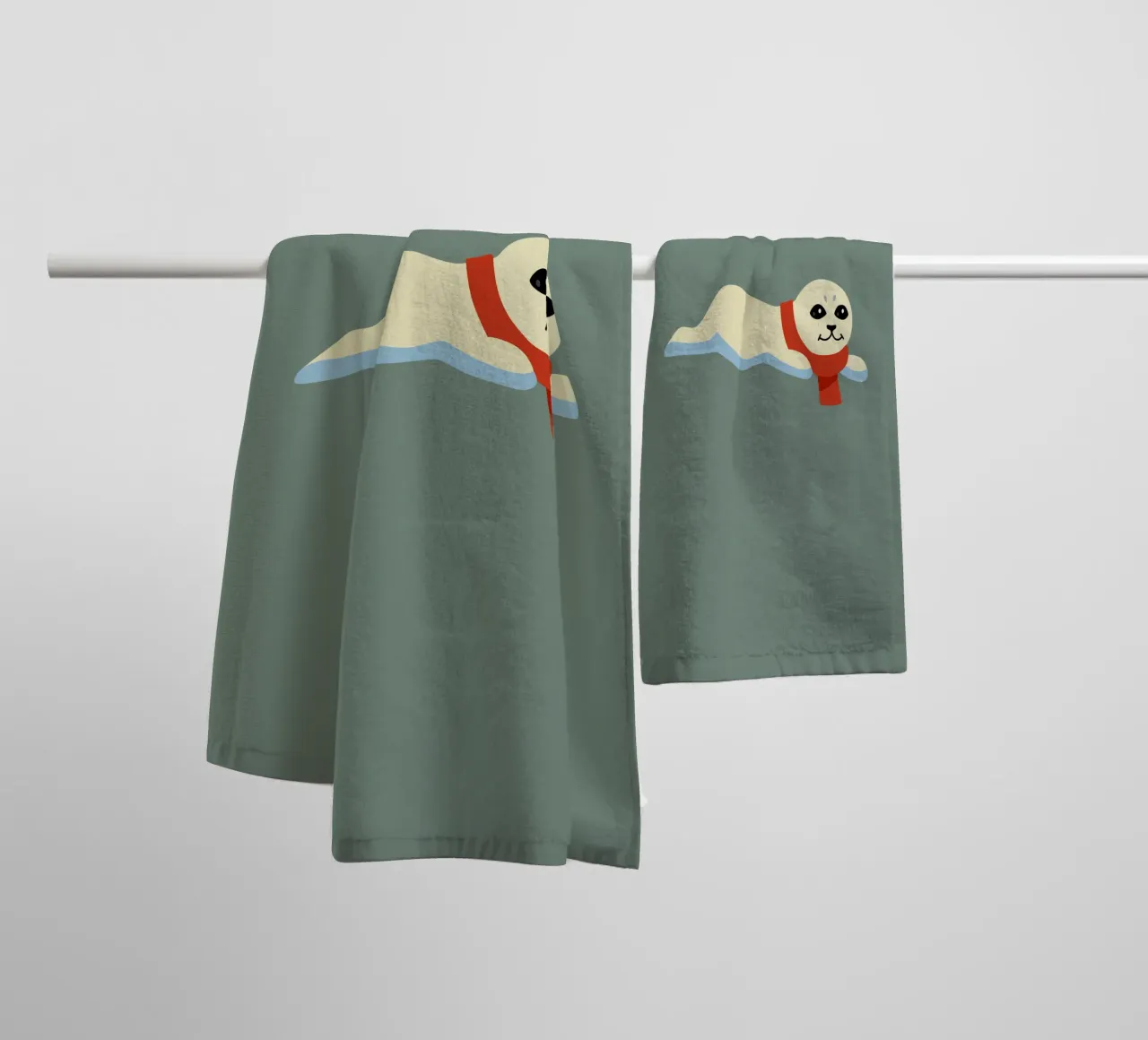 Seal towel by C.WILL