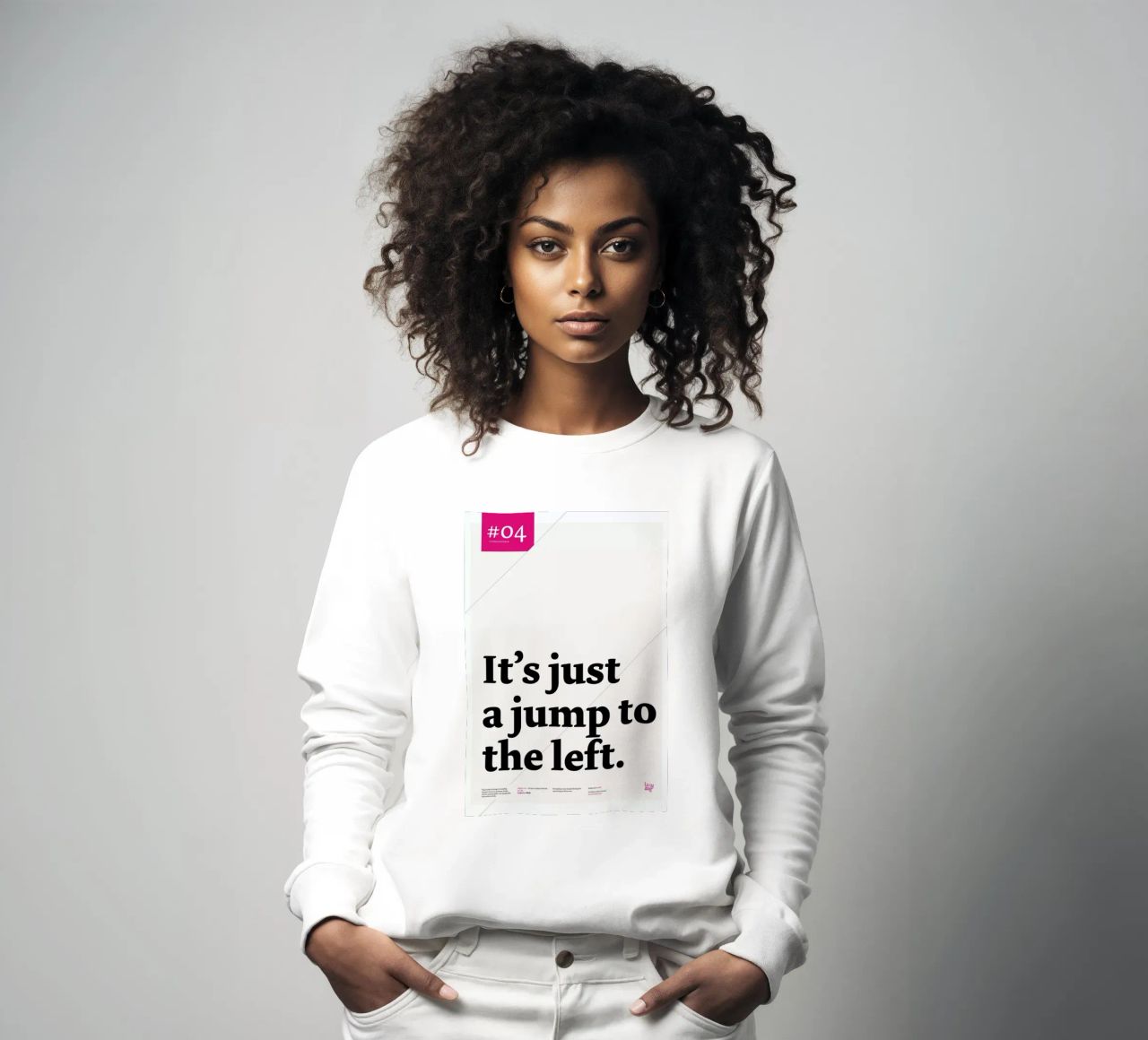 It's just a jump to the left sweatshirt by Stefano Joker Lionetti